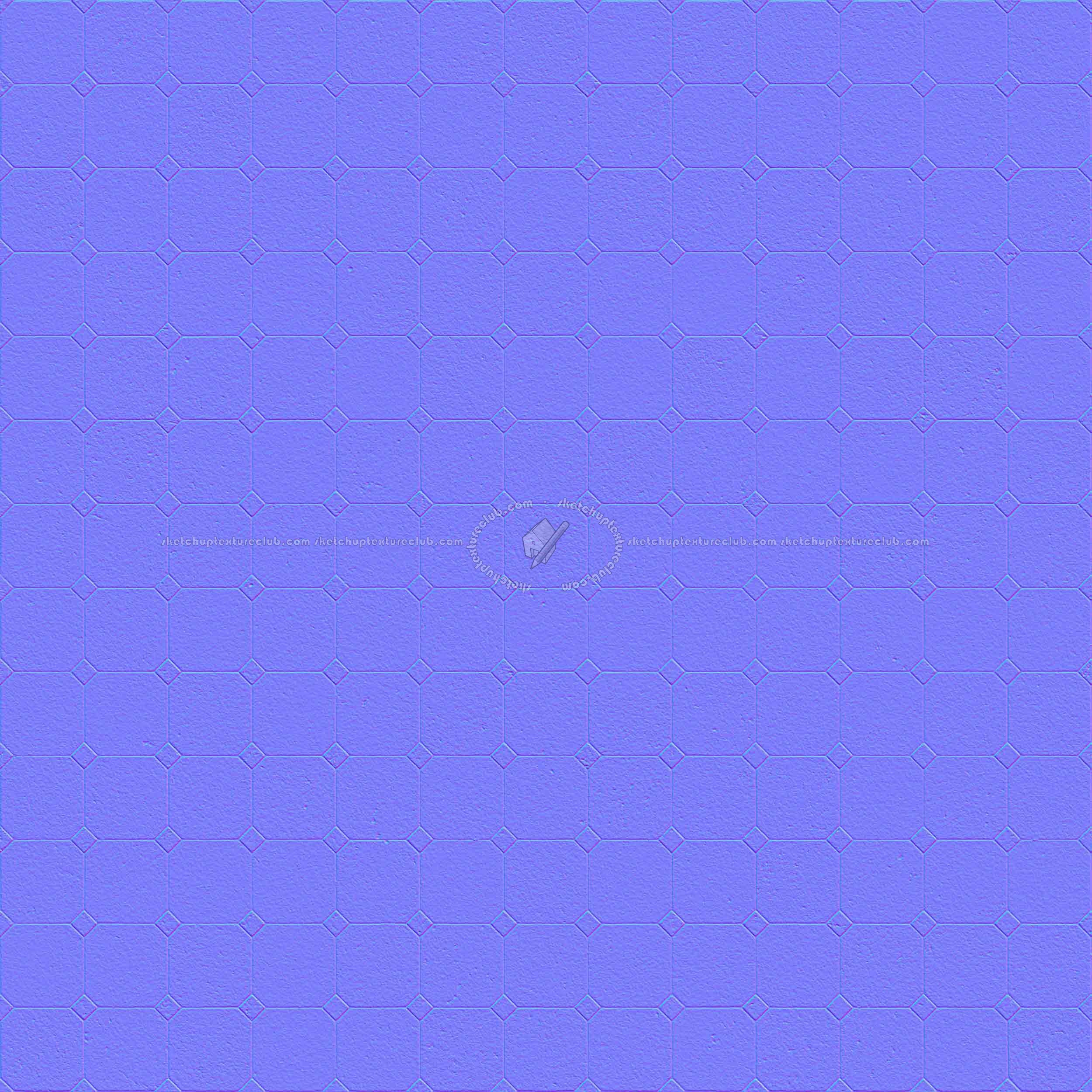 Textures   -   ARCHITECTURE   -   PAVING OUTDOOR   -   Pavers stone   -   Blocks mixed  - Pavers stone mixed size texture seamless 20440 - Normal