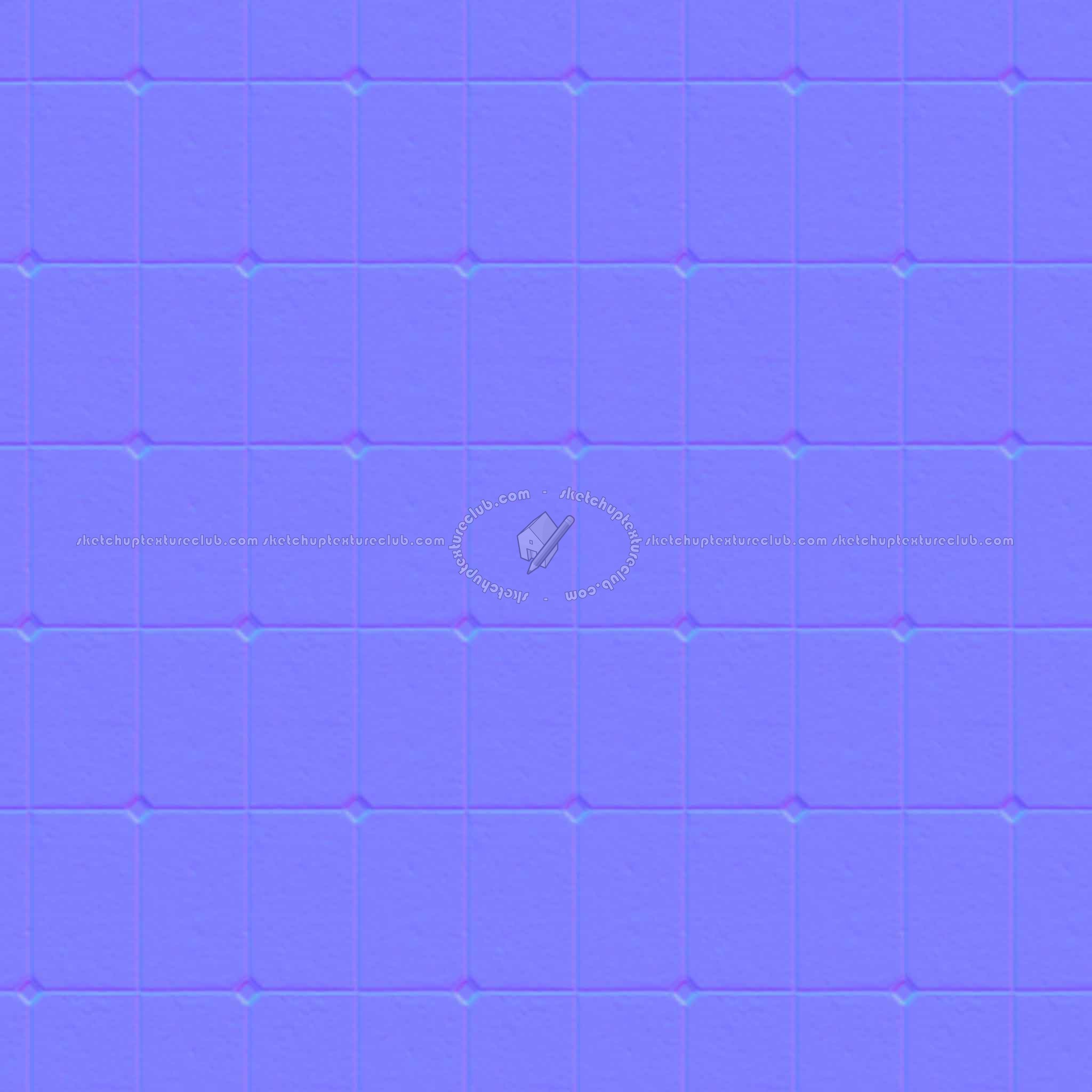 Textures   -   ARCHITECTURE   -   PAVING OUTDOOR   -   Concrete   -   Blocks regular  - Paving outdoor concrete regular block texture seamless 05755 - Normal