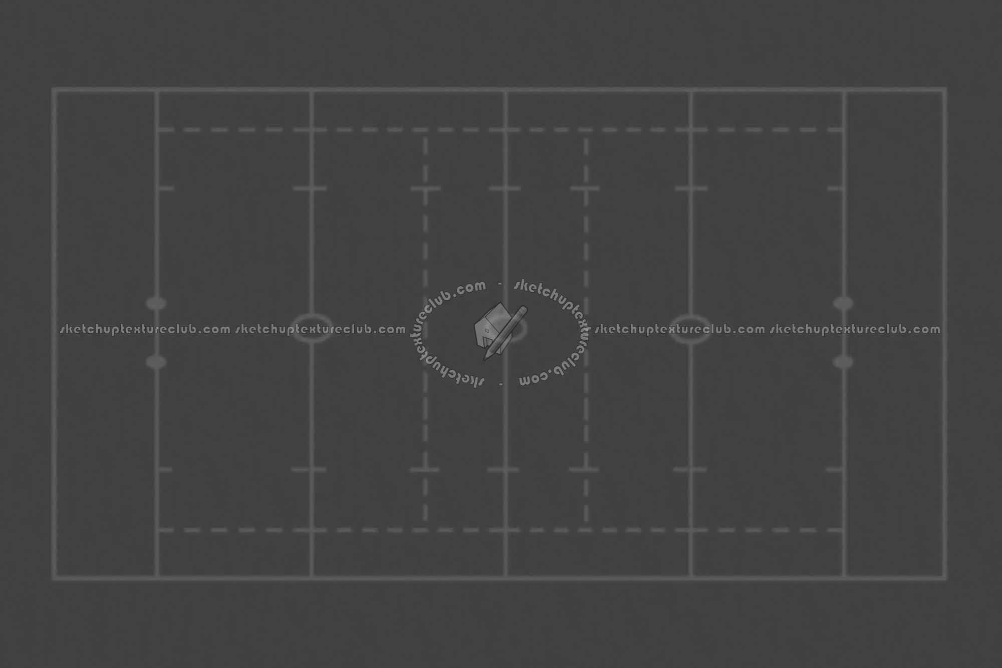 Textures   -   NATURE ELEMENTS   -   VEGETATION   -   Green grass  - Rugby sports field texture 18719 - Displacement