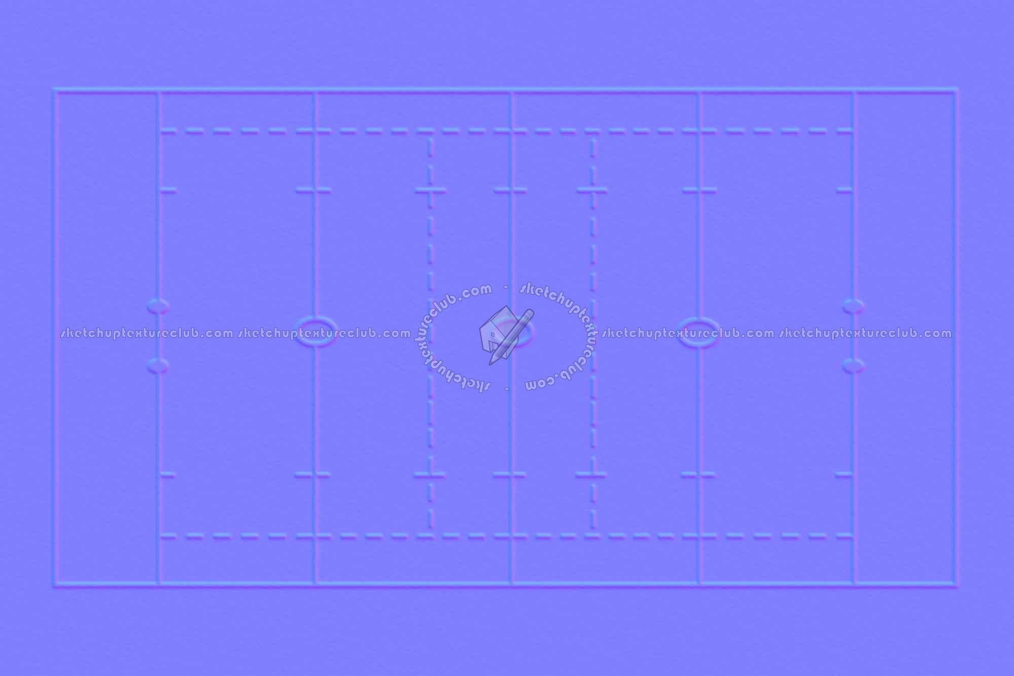 Textures   -   NATURE ELEMENTS   -   VEGETATION   -   Green grass  - Rugby sports field texture 18719 - Normal