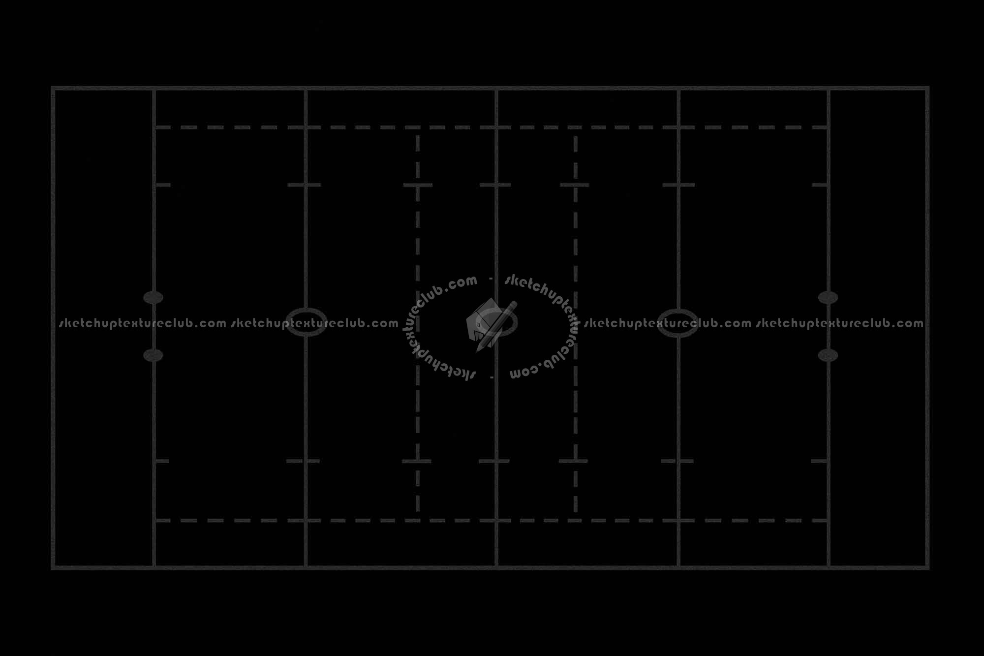 Textures   -   NATURE ELEMENTS   -   VEGETATION   -   Green grass  - Rugby sports field texture 18719 - Specular