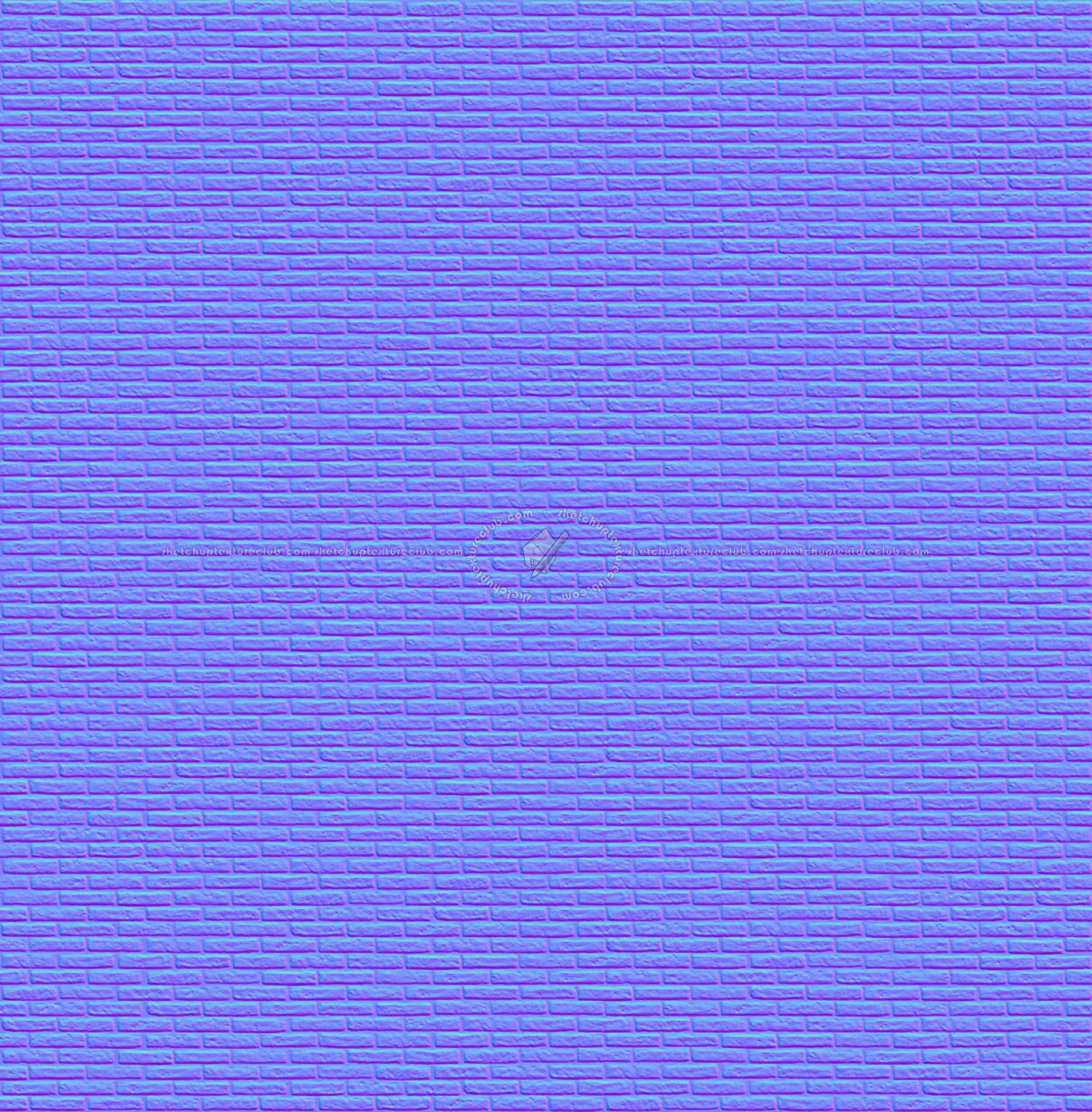 Textures   -   ARCHITECTURE   -   BRICKS   -   Facing Bricks   -   Rustic  - Rustic bricks texture seamless 17215 - Normal