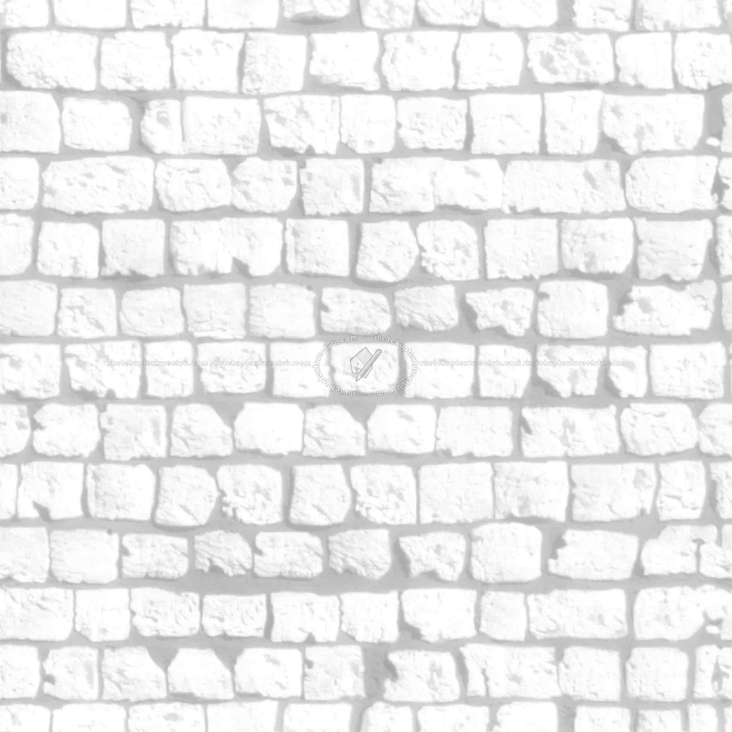 Textures   -   ARCHITECTURE   -   STONES WALLS   -   Stone blocks  - Ancient stone wall of Turkey texture seamless 21402 - Ambient occlusion