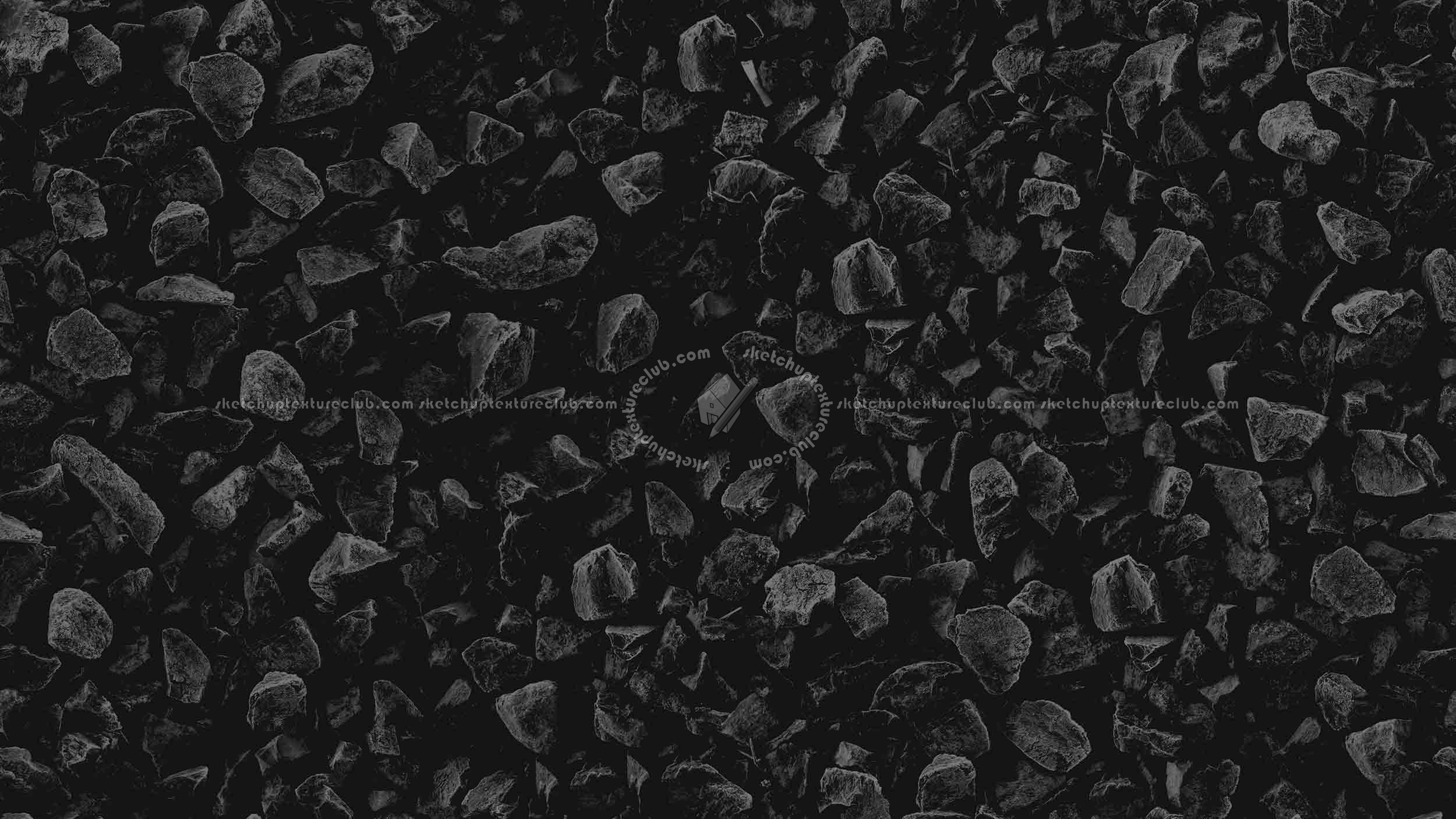 Textures   -   NATURE ELEMENTS   -   GRAVEL &amp; PEBBLES  - Frozen pebbles texture seamless 20191 - Specular
