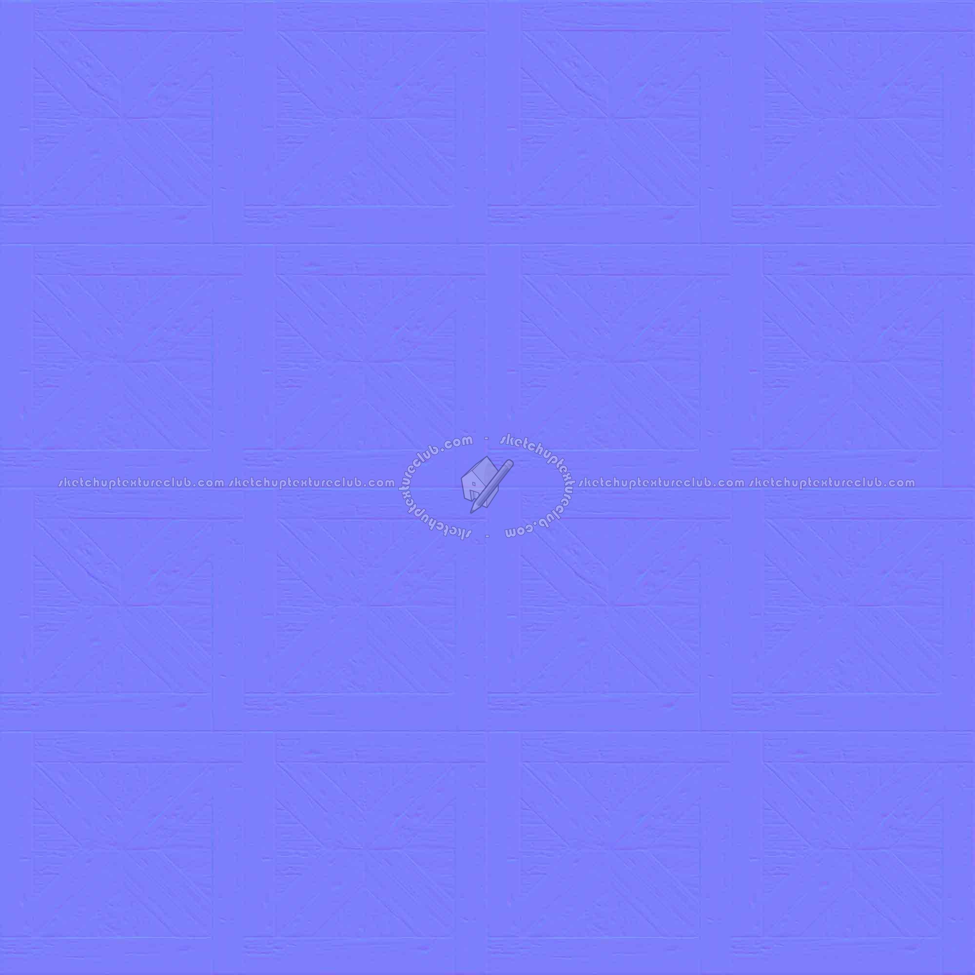 Textures   -   ARCHITECTURE   -   WOOD FLOORS   -   Geometric pattern  - Parquet geometric pattern texture seamless 04853 - Normal