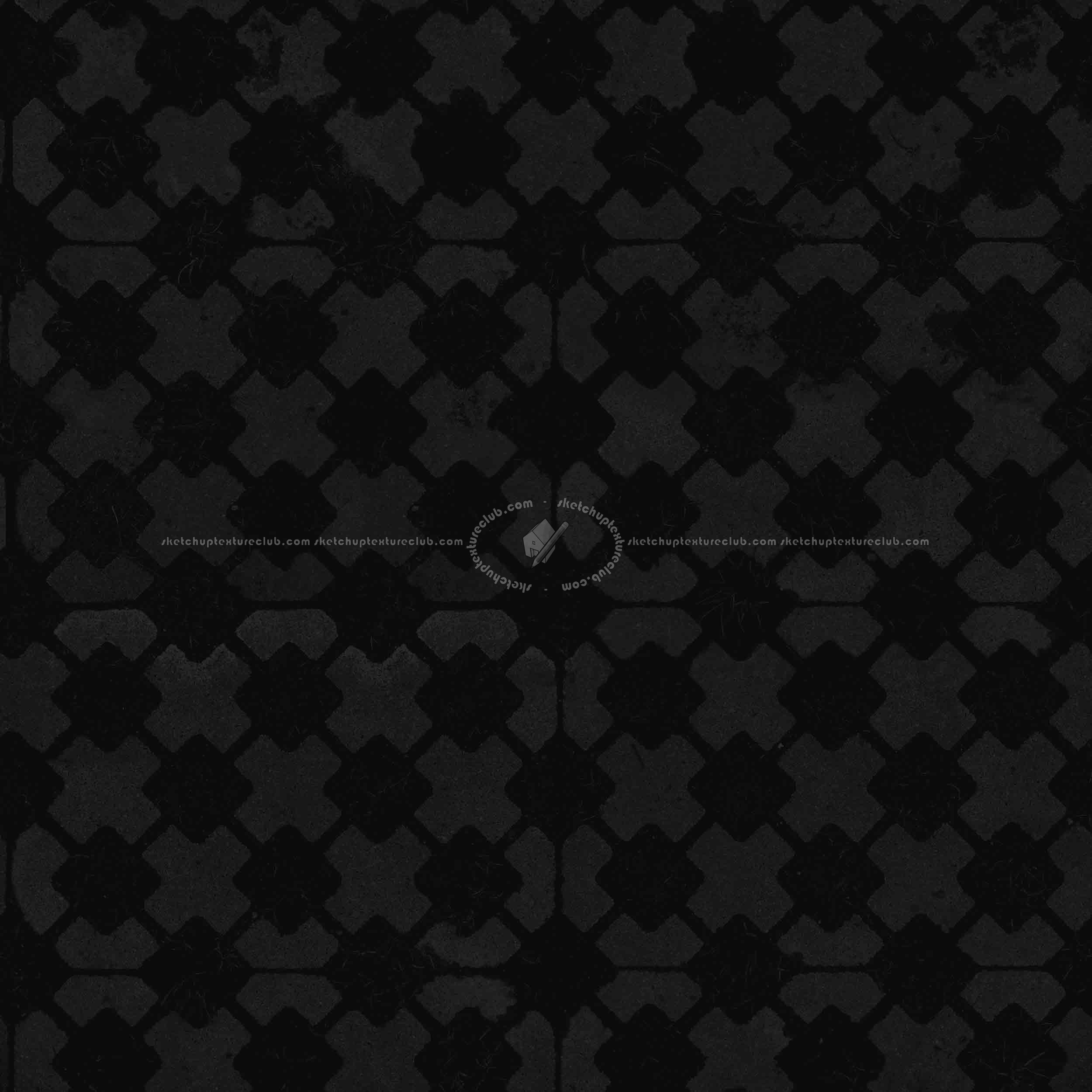 Textures   -   ARCHITECTURE   -   PAVING OUTDOOR   -   Pavers stone   -   Blocks mixed  - Pavers stone PBR texture seamless 21867 - Specular