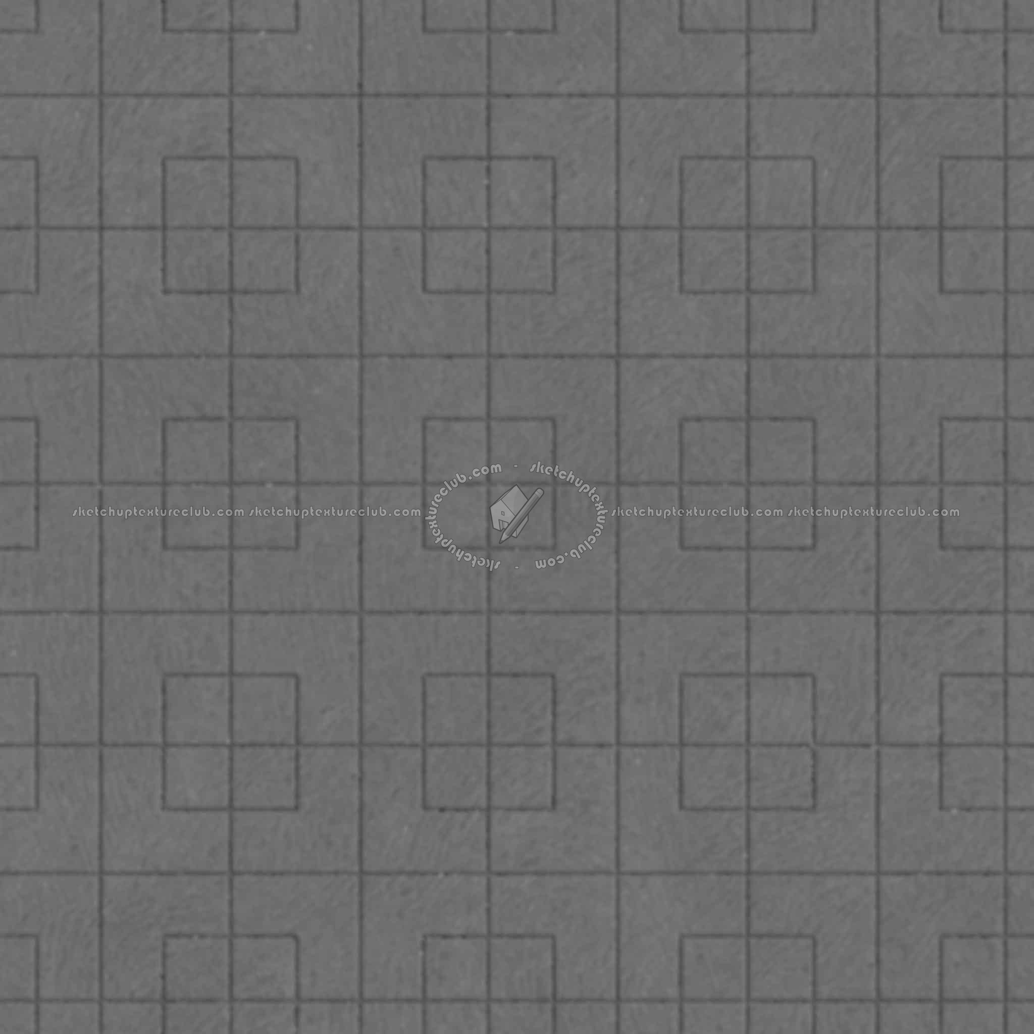 Textures   -   ARCHITECTURE   -   PAVING OUTDOOR   -   Concrete   -   Blocks regular  - Paving outdoor concrete regular block texture seamless 05757 - Displacement