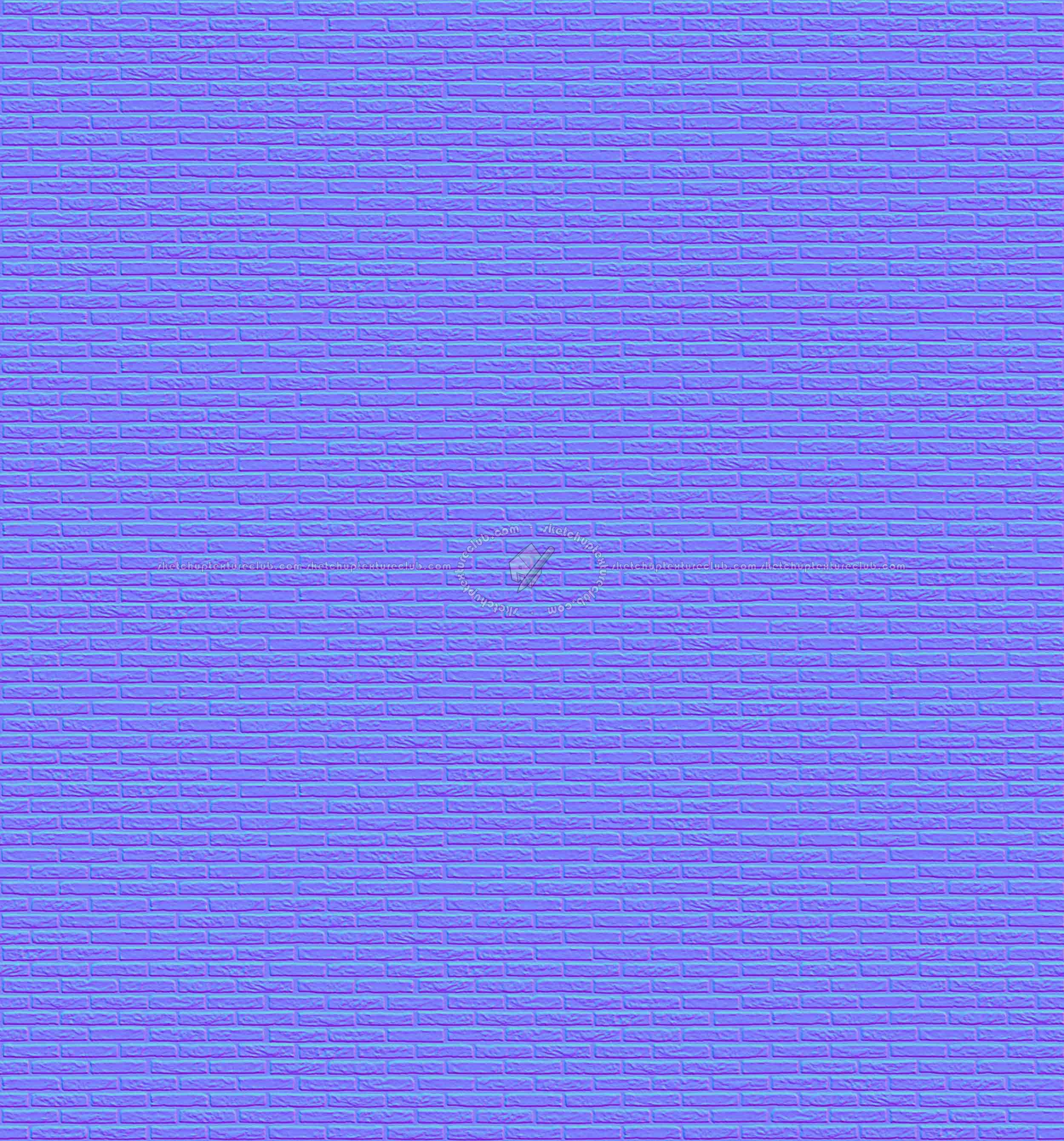 Textures   -   ARCHITECTURE   -   BRICKS   -   Facing Bricks   -   Rustic  - Rustic bricks texture seamless 17217 - Normal