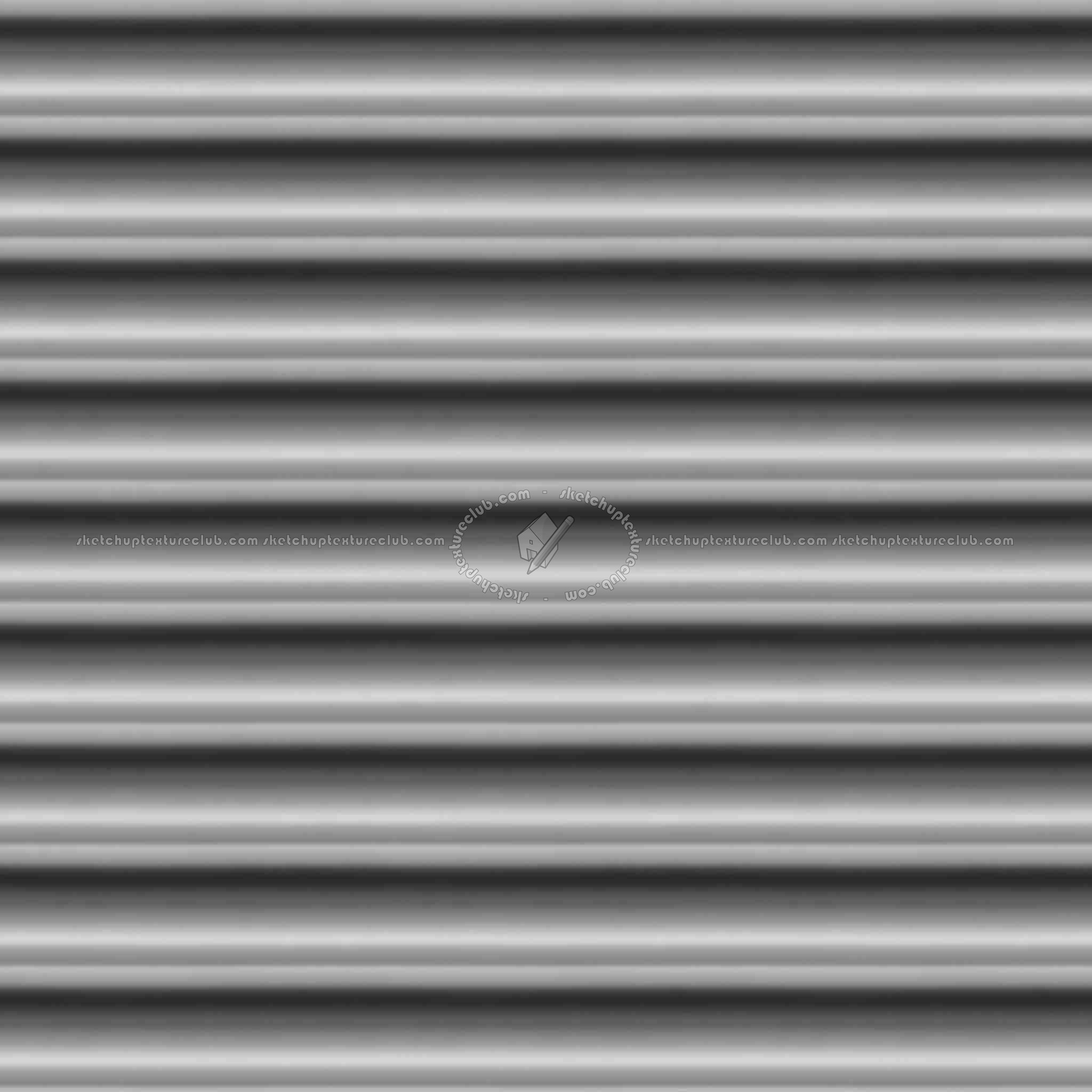 Textures   -   MATERIALS   -   METALS   -   Corrugated  - Steel corrugated PBR texture seamless 21781 - Displacement