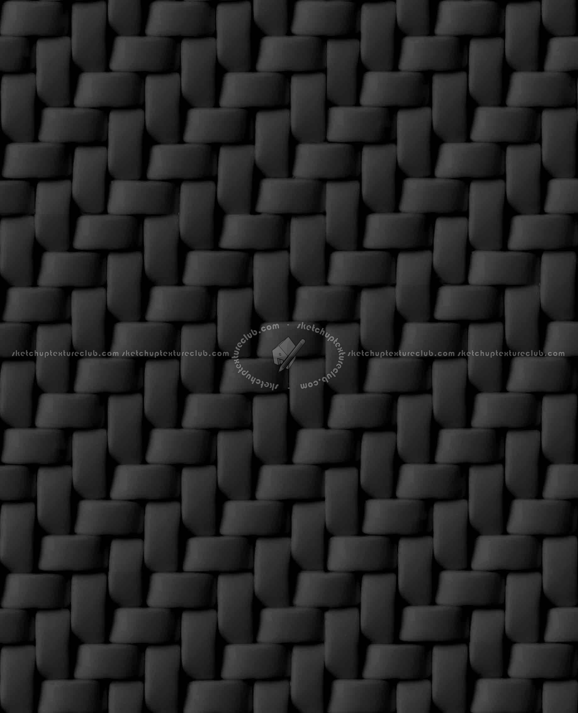 Textures   -   ARCHITECTURE   -   TILES INTERIOR   -   Mosaico   -   Mixed format  - Herringbone mosaic tile texture seamless 15666 - Specular