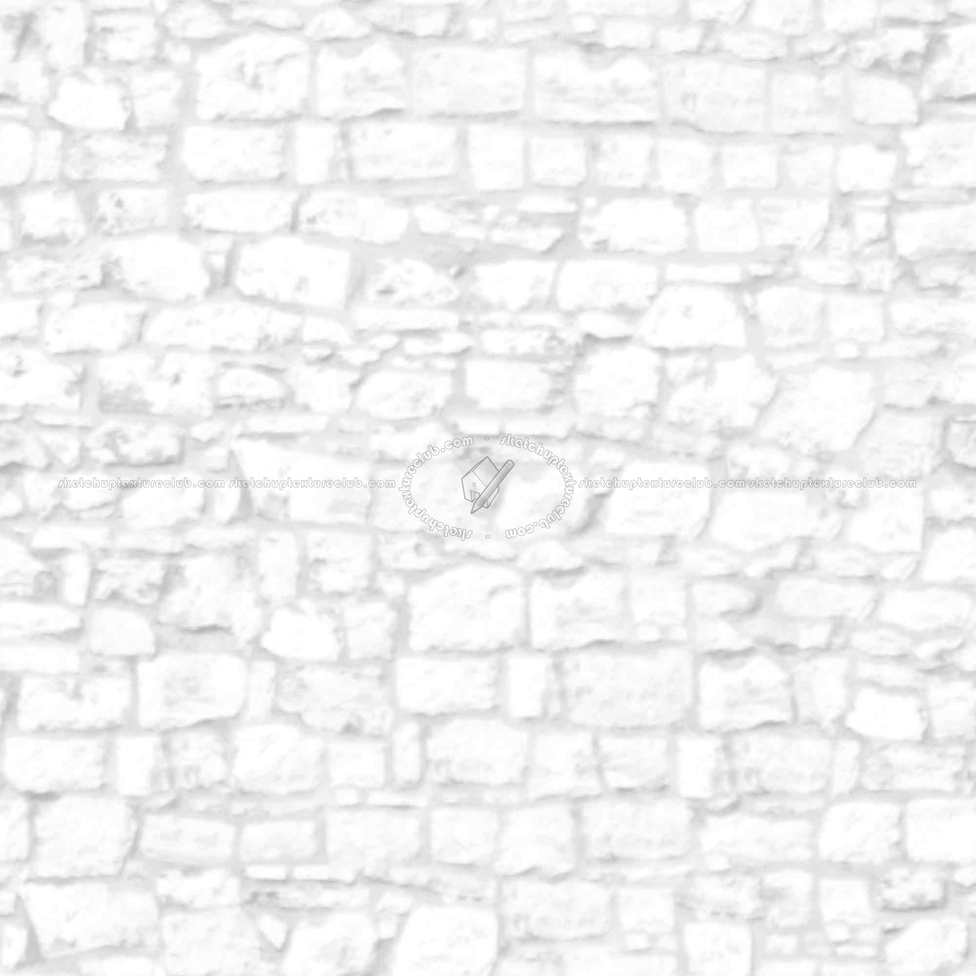 Textures   -   ARCHITECTURE   -   STONES WALLS   -   Stone walls  - Old wall stone texture seamless 08521 - Ambient occlusion