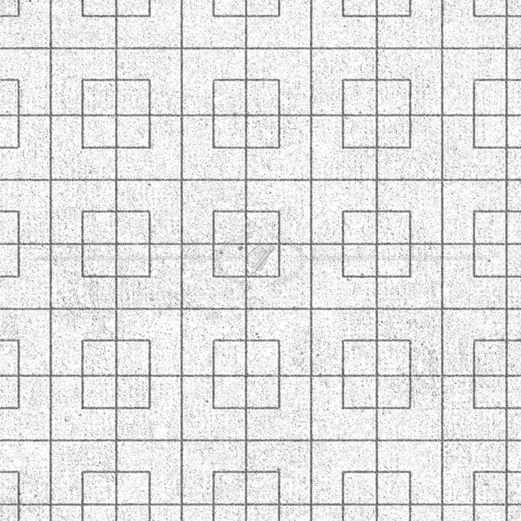 Textures   -   ARCHITECTURE   -   PAVING OUTDOOR   -   Concrete   -   Blocks regular  - Paving outdoor concrete regular block texture seamless 05758 - Bump