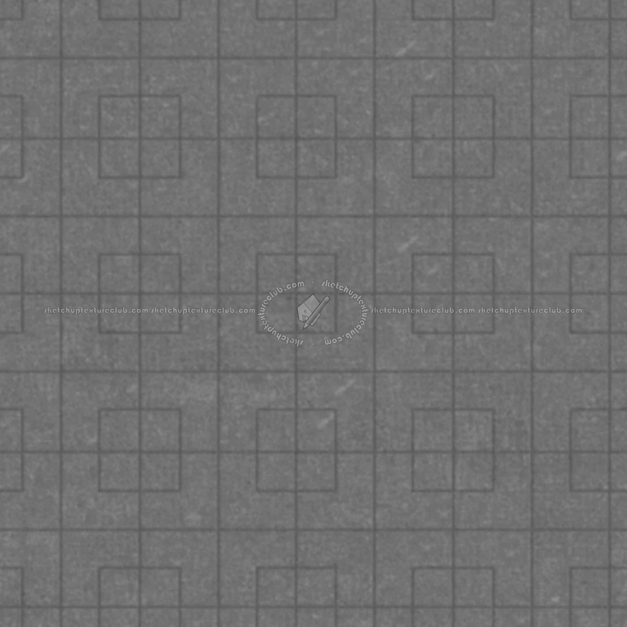 Textures   -   ARCHITECTURE   -   PAVING OUTDOOR   -   Concrete   -   Blocks regular  - Paving outdoor concrete regular block texture seamless 05758 - Displacement