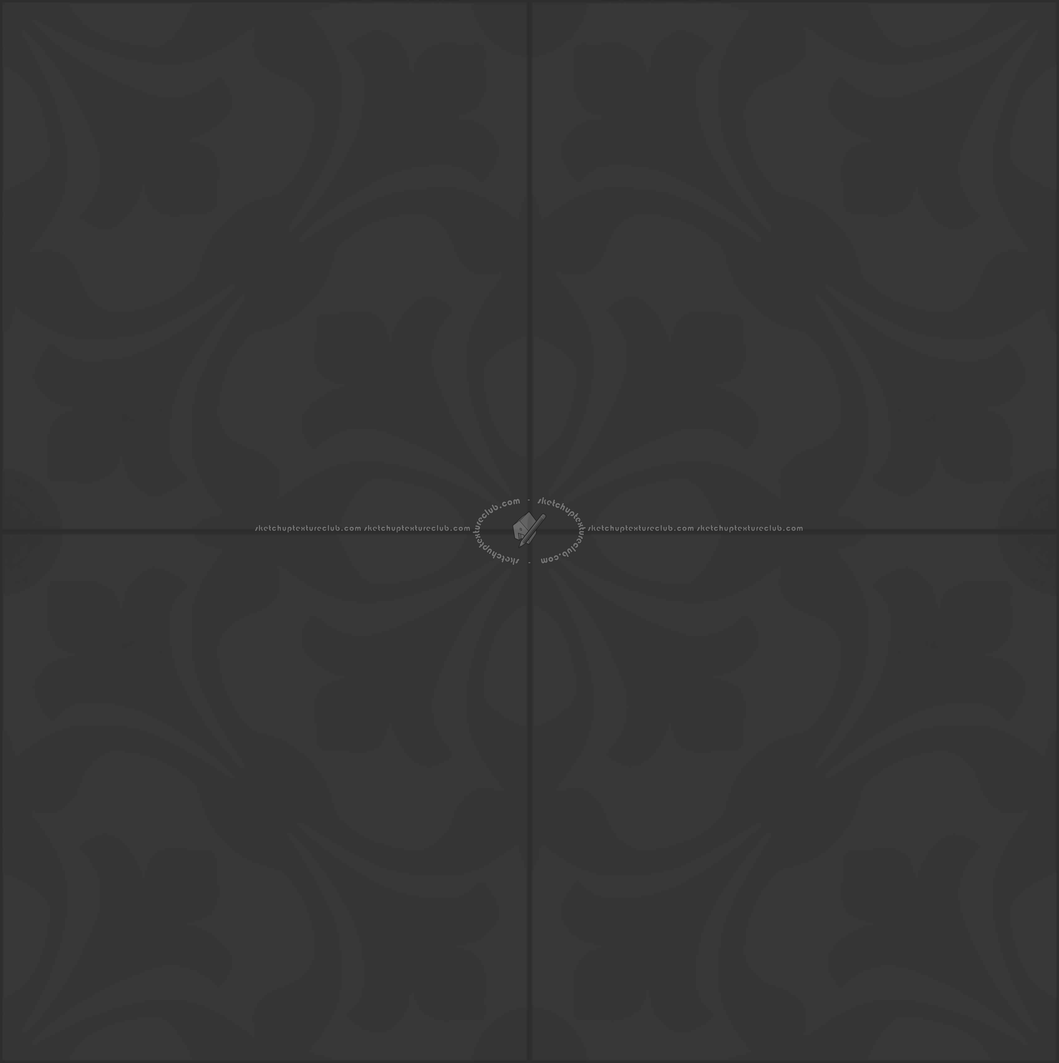 Textures   -   ARCHITECTURE   -   TILES INTERIOR   -   Cement - Encaustic   -   Cement  - cementine tiles Pbr texture seamless 22127 - Specular