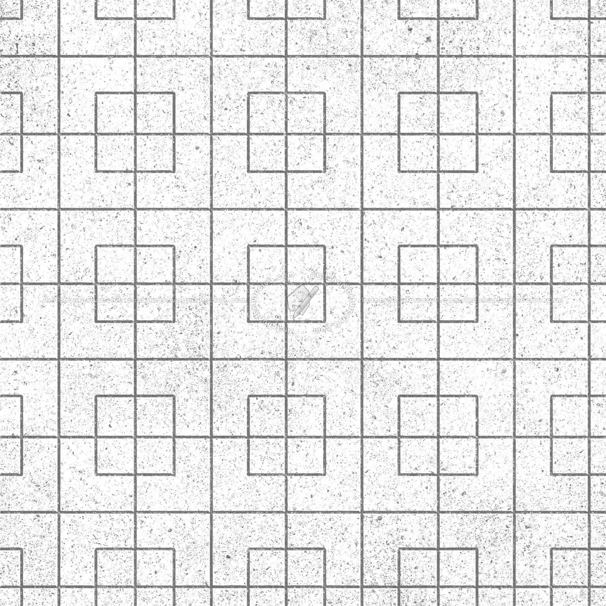 Textures   -   ARCHITECTURE   -   PAVING OUTDOOR   -   Concrete   -   Blocks regular  - Paving outdoor concrete regular block texture seamless 05759 - Bump