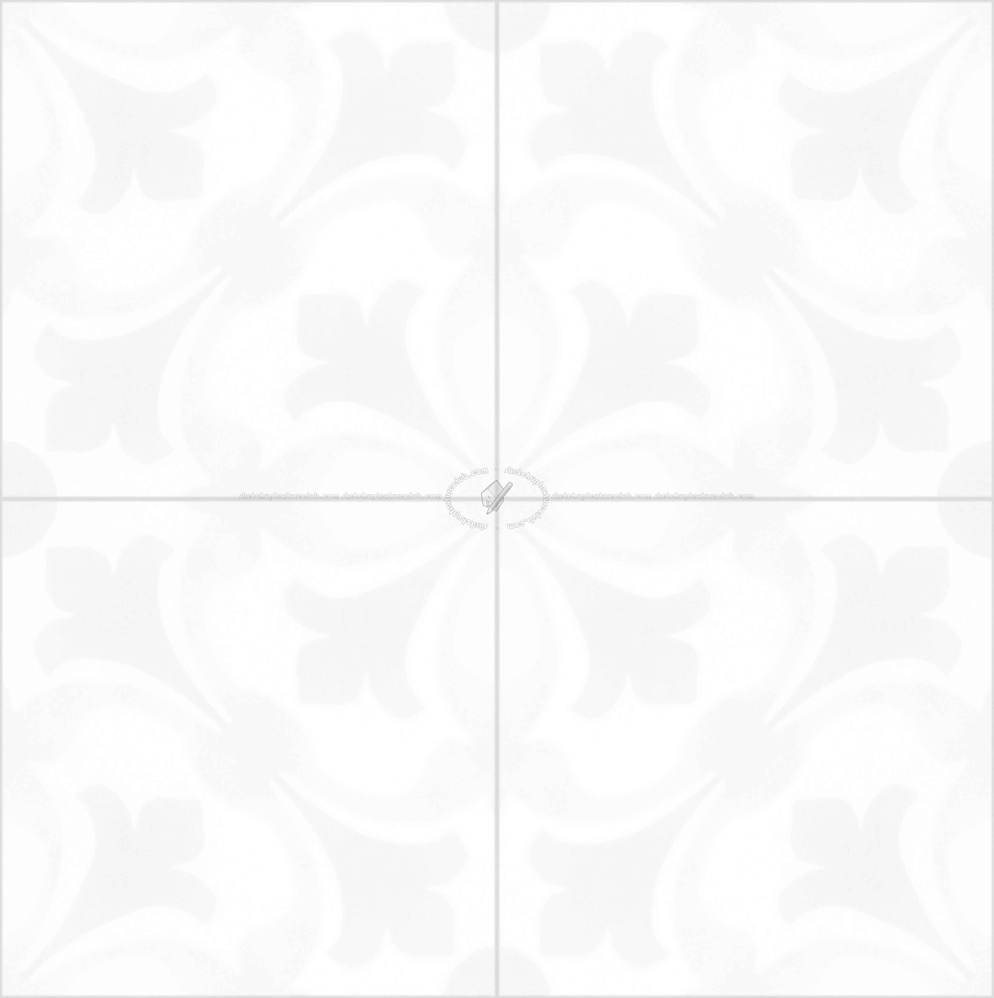 Textures   -   ARCHITECTURE   -   TILES INTERIOR   -   Cement - Encaustic   -   Cement  - cementine tiles Pbr texture seamless 22128 - Ambient occlusion