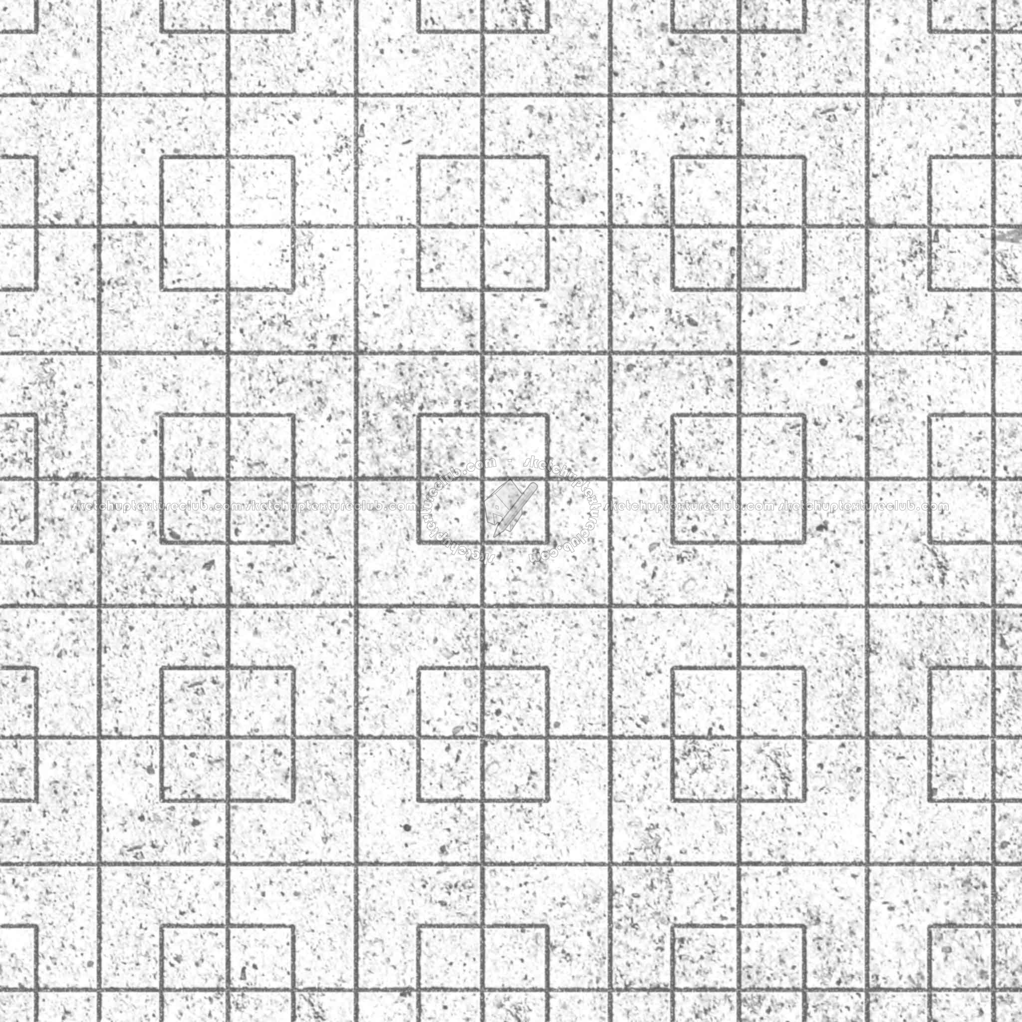 Textures   -   ARCHITECTURE   -   PAVING OUTDOOR   -   Concrete   -   Blocks regular  - Paving outdoor concrete regular block texture seamless 05760 - Bump