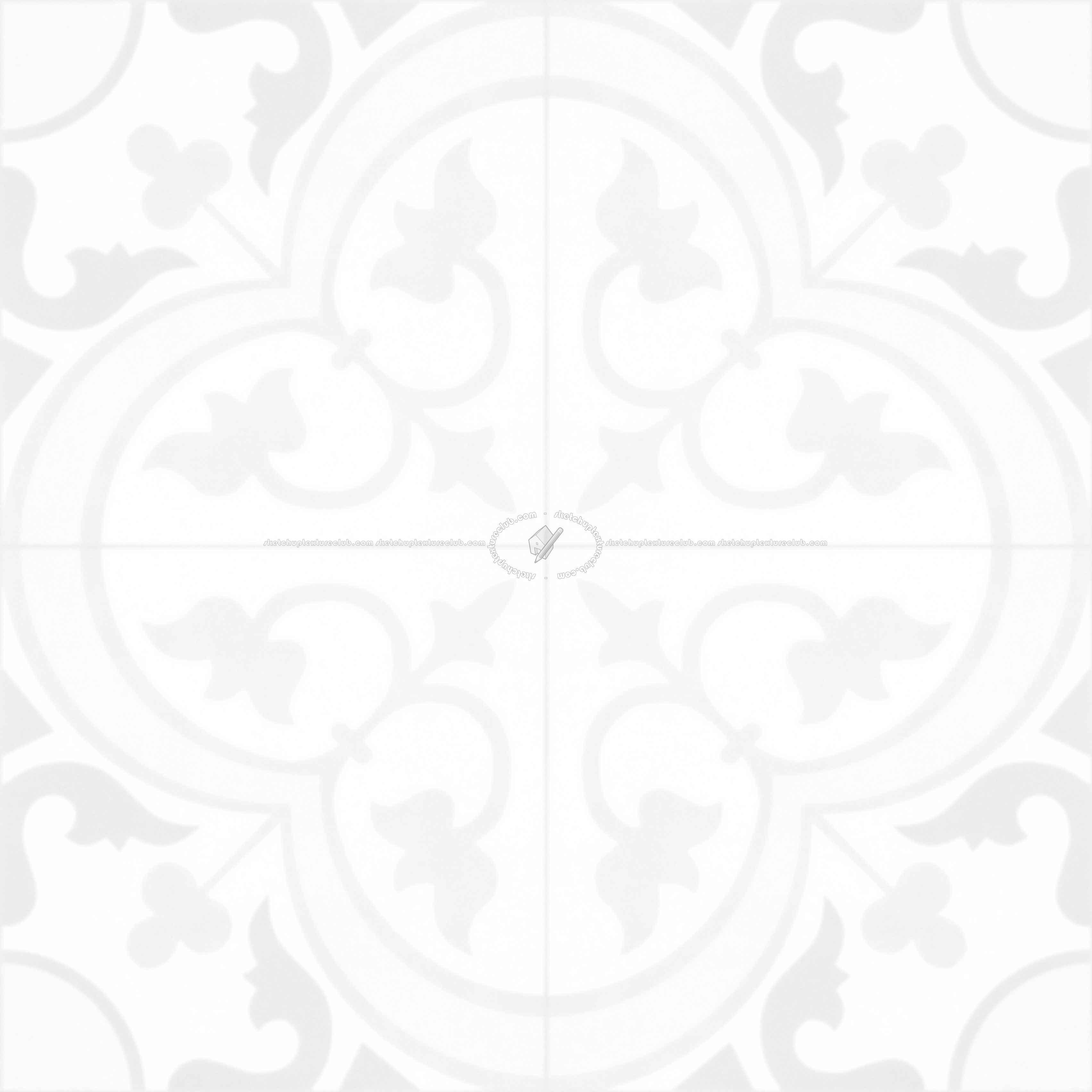 Textures   -   ARCHITECTURE   -   TILES INTERIOR   -   Cement - Encaustic   -   Cement  - cementine tiles Pbr texture seamless 22129 - Ambient occlusion