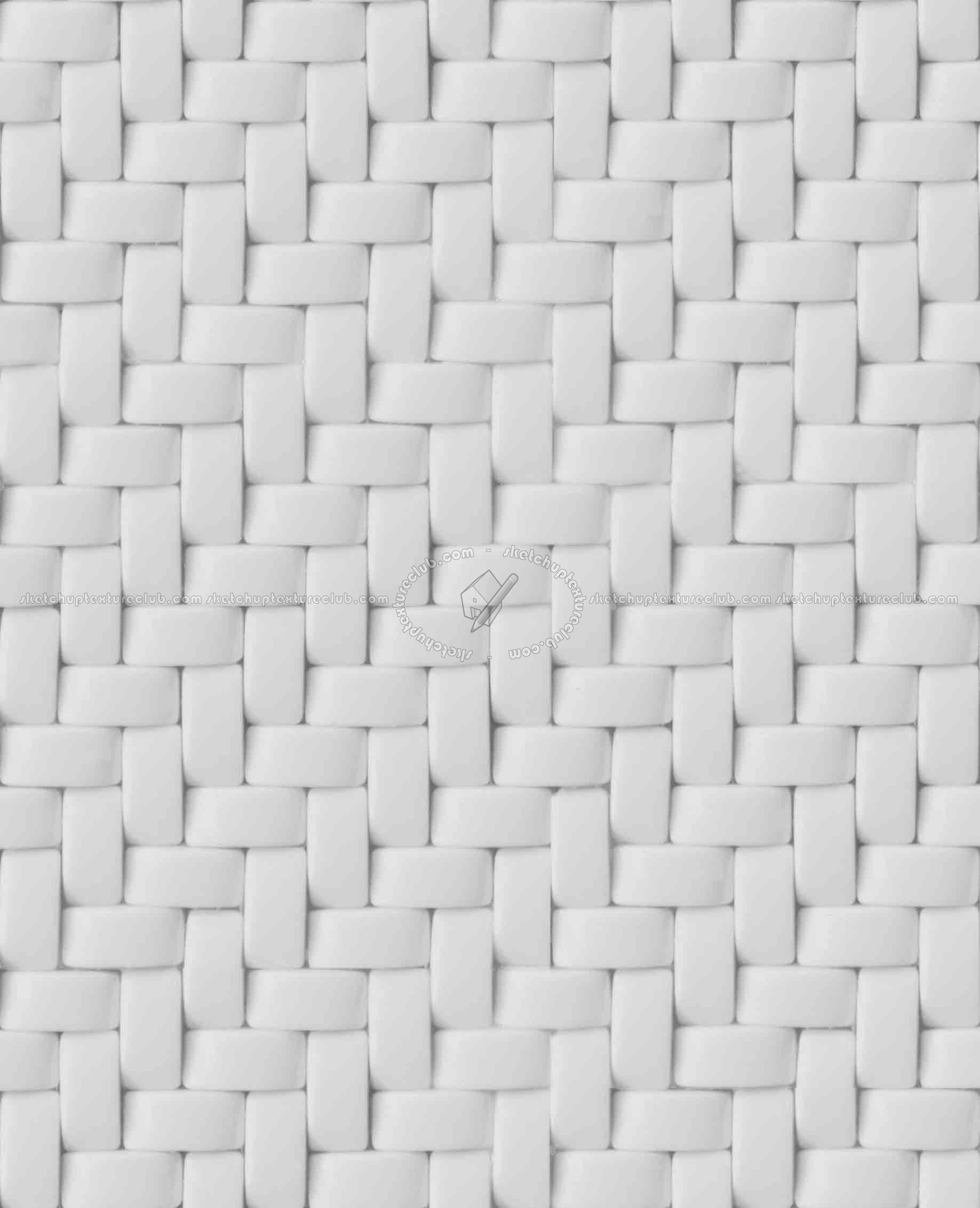 Textures   -   ARCHITECTURE   -   TILES INTERIOR   -   Mosaico   -   Mixed format  - Herringbone mosaic tile texture seamless 15669 - Specular