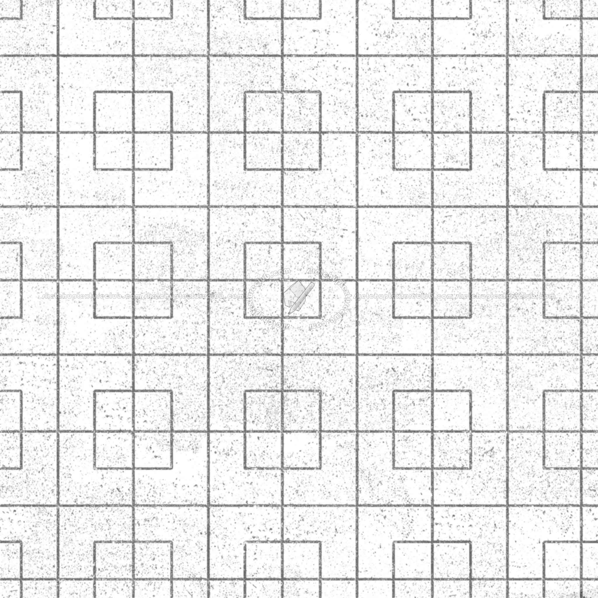 Textures   -   ARCHITECTURE   -   PAVING OUTDOOR   -   Concrete   -   Blocks regular  - Paving outdoor concrete regular block texture seamless 05761 - Bump