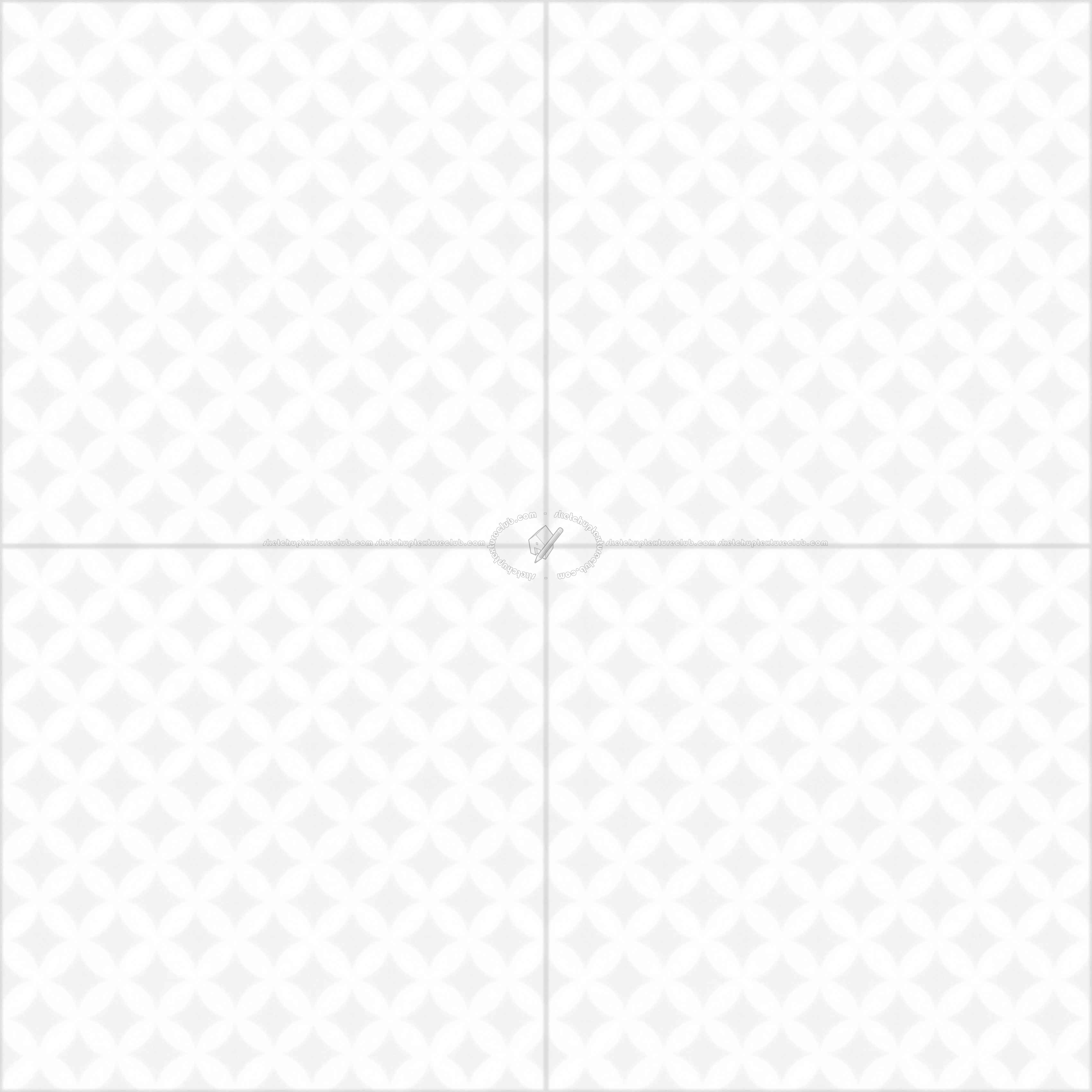 Textures   -   ARCHITECTURE   -   TILES INTERIOR   -   Cement - Encaustic   -   Cement  - cementine tiles Pbr texture seamless 22131 - Ambient occlusion