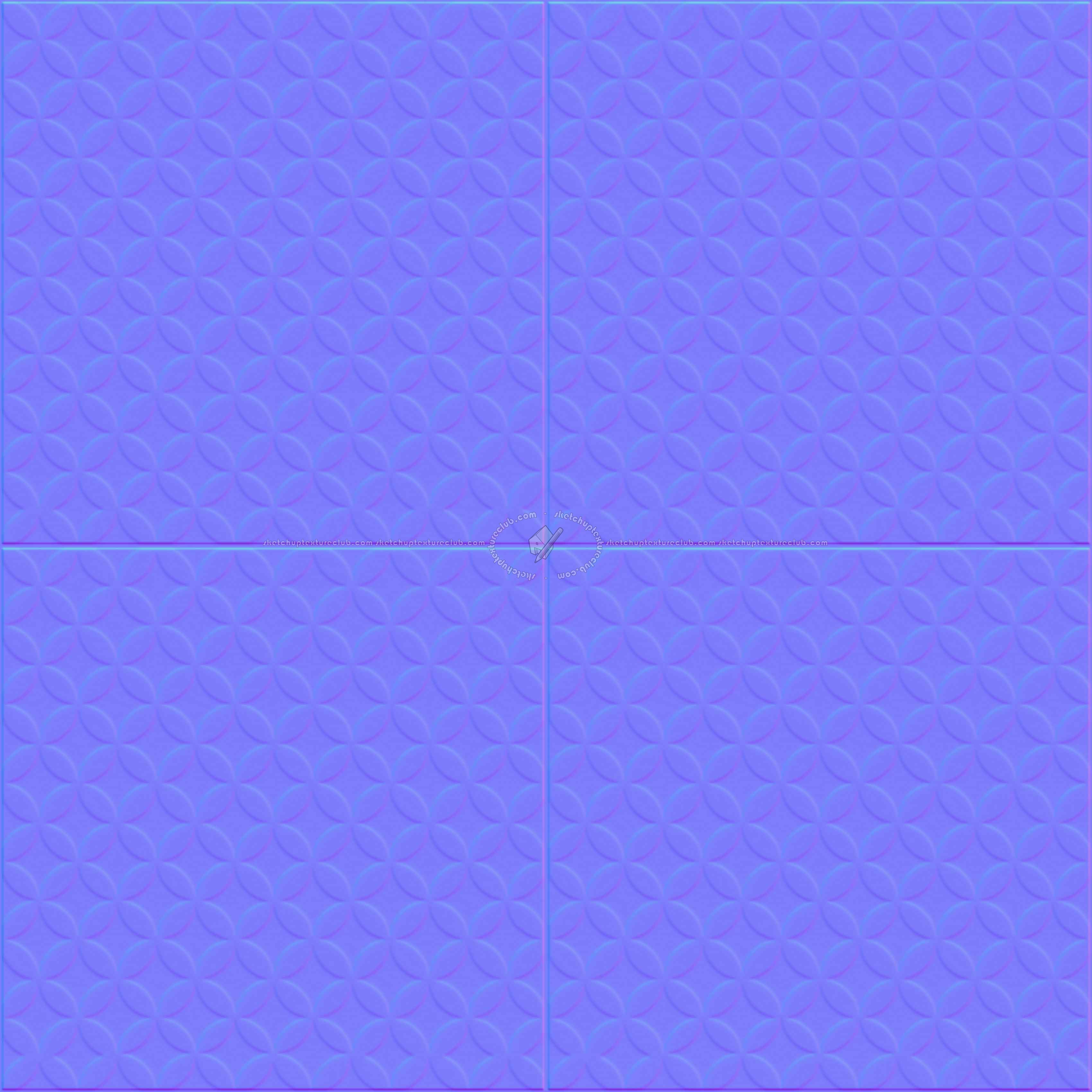 Textures   -   ARCHITECTURE   -   TILES INTERIOR   -   Cement - Encaustic   -   Cement  - cementine tiles Pbr texture seamless 22132 - Normal