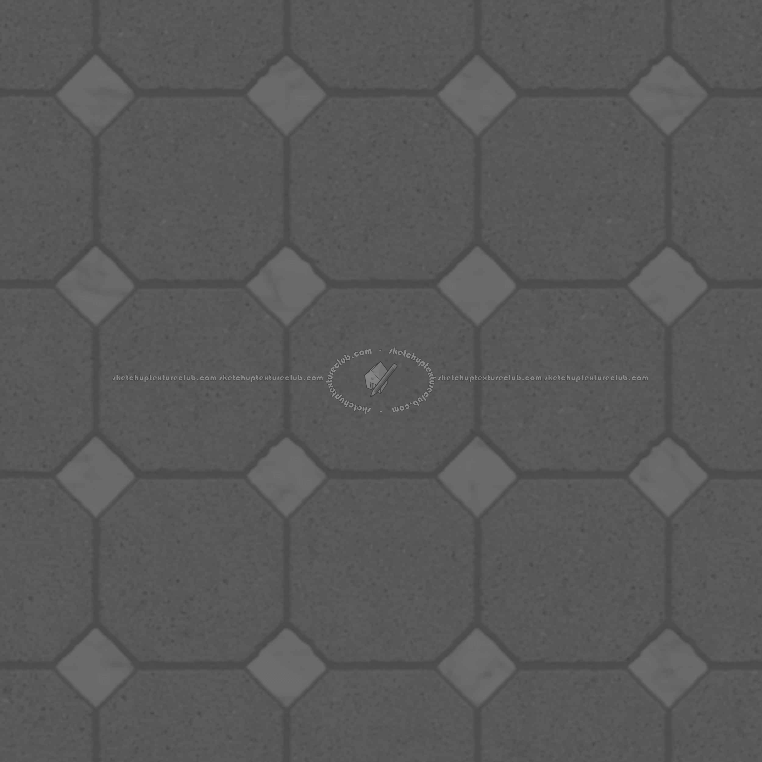 Textures   -   ARCHITECTURE   -   PAVING OUTDOOR   -   Concrete   -   Blocks regular  - Paving outdoor concrete regular block texture seamless 05764 - Displacement