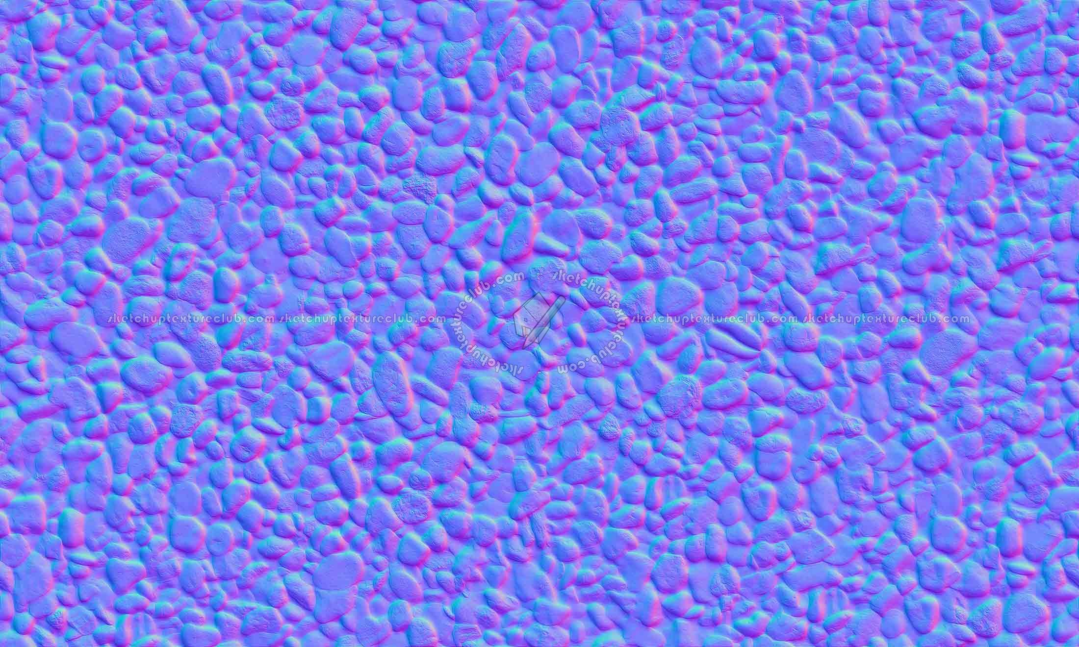 Textures   -   NATURE ELEMENTS   -   GRAVEL &amp; PEBBLES  - Pebbles texture seamless 20656 - Normal