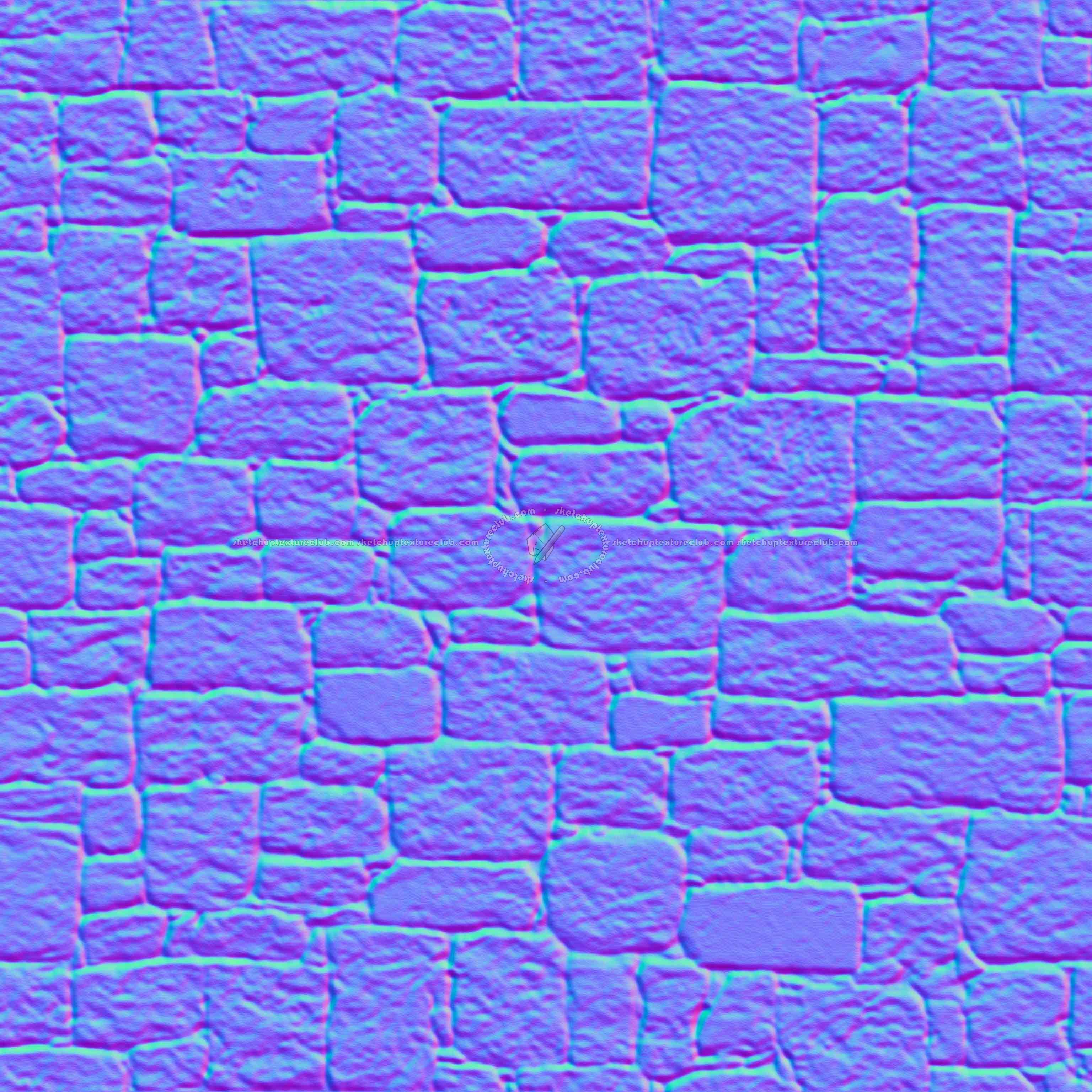 Textures   -   ARCHITECTURE   -   STONES WALLS   -   Stone blocks  - Stone block wall pbr texture seamless 22408 - Normal