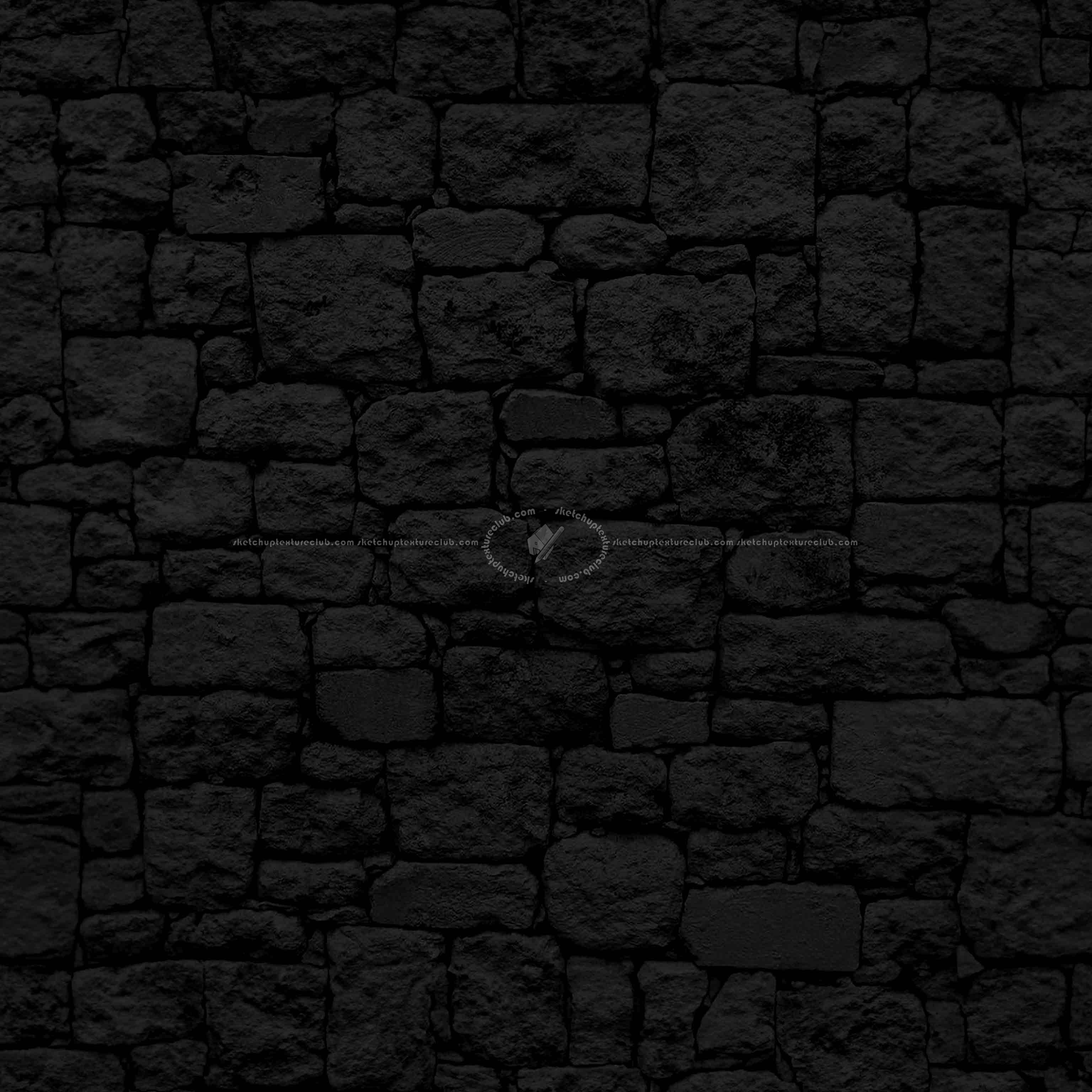 Textures   -   ARCHITECTURE   -   STONES WALLS   -   Stone blocks  - Stone block wall pbr texture seamless 22408 - Specular