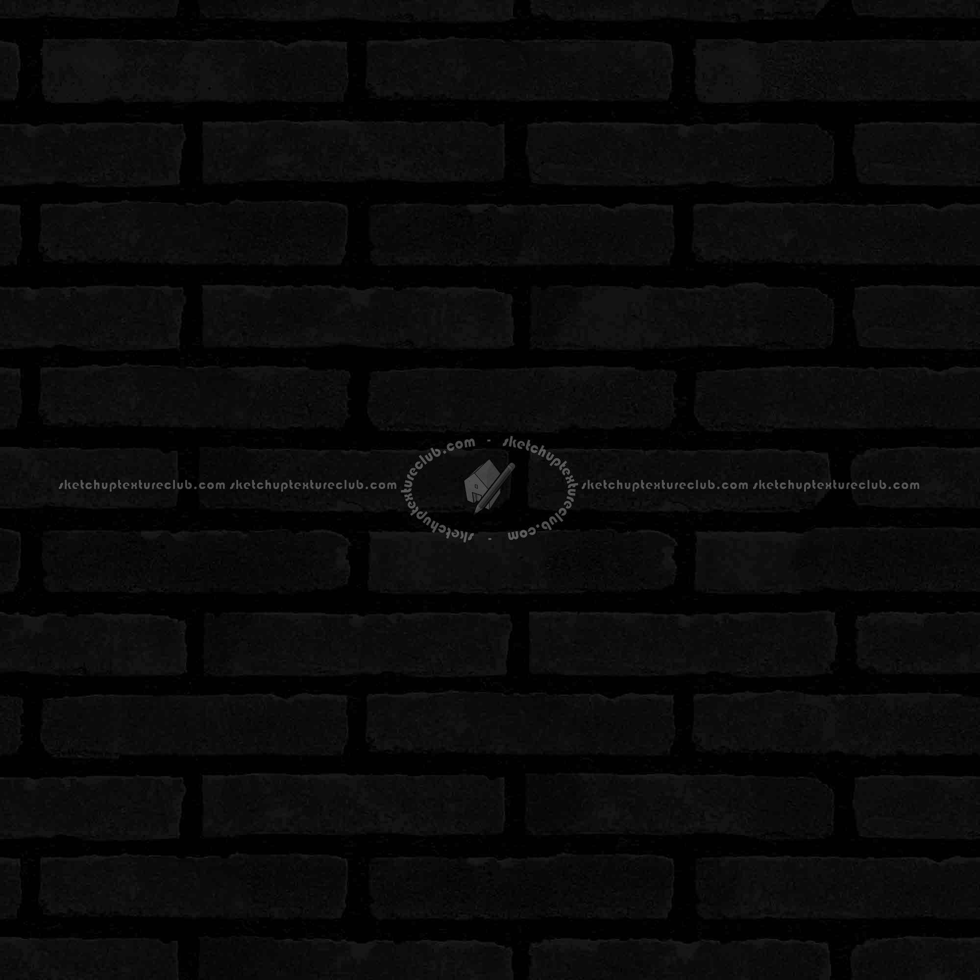 Textures   -   ARCHITECTURE   -   BRICKS   -   Facing Bricks   -   Smooth  - Facing smooth bricks texture seamless 00263 - Specular