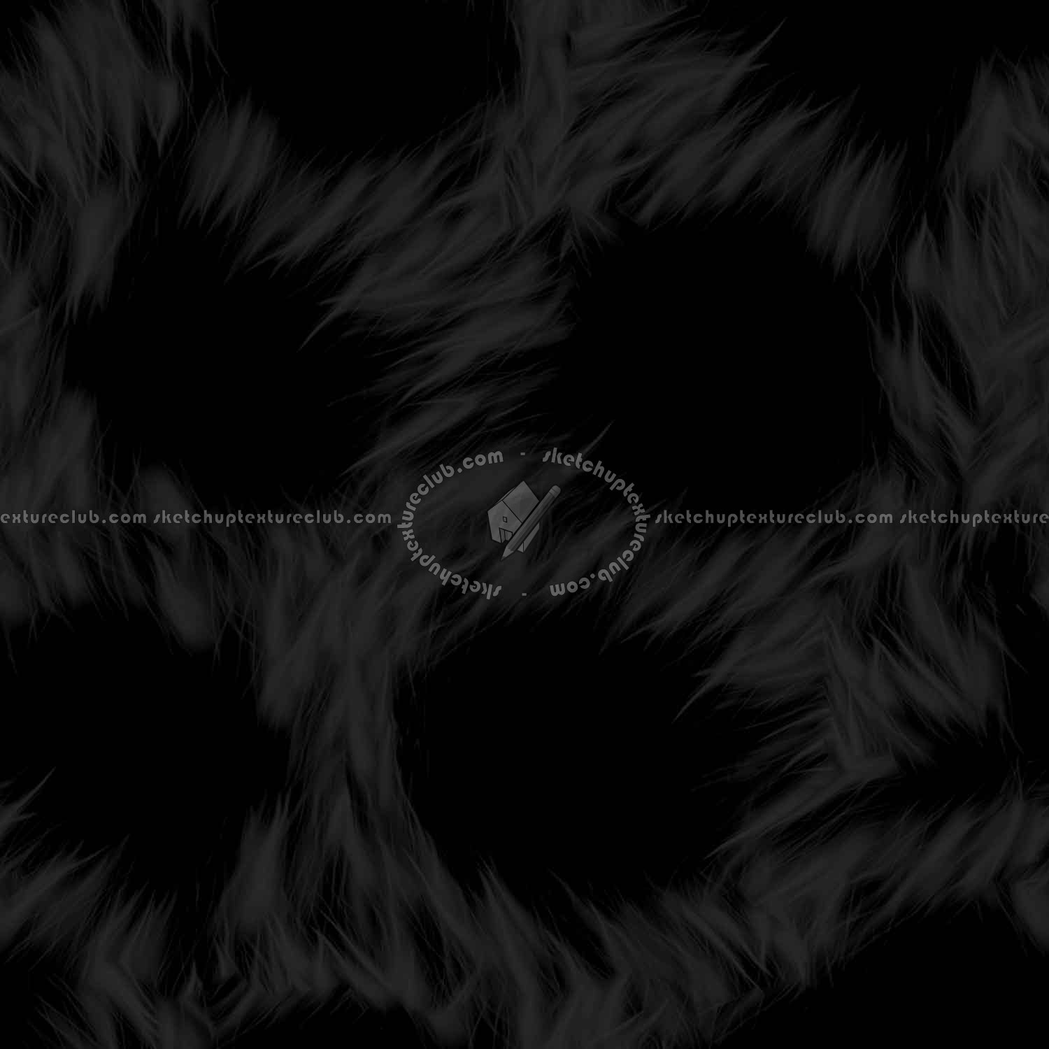 Textures   -   MATERIALS   -   FUR ANIMAL  - Faux fake fur animal texture seamless 09564 - Specular