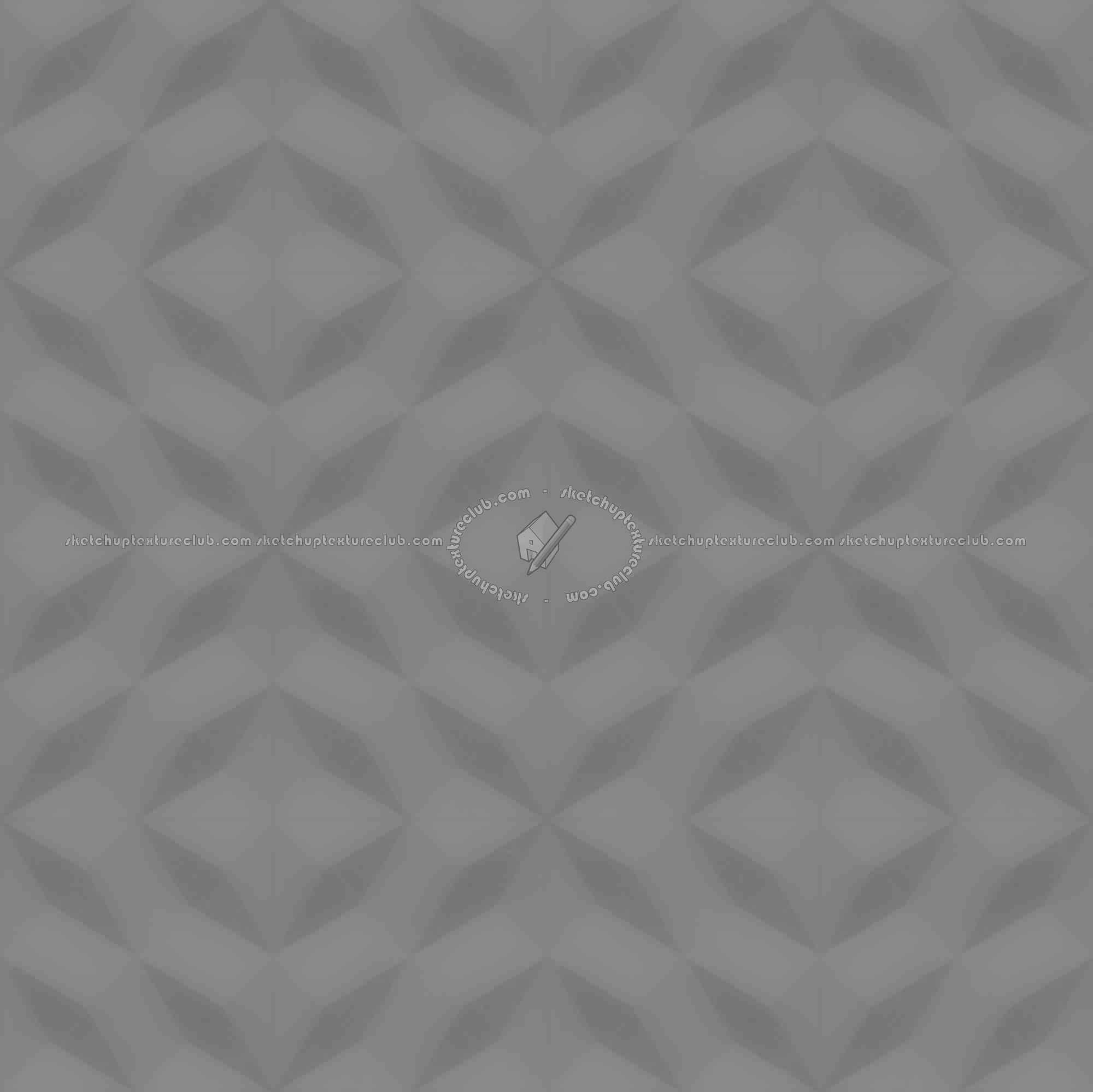 Textures   -   ARCHITECTURE   -   TILES INTERIOR   -   Marble tiles   -   Marble geometric patterns  - Illusion black white marble floor tile texture seamless 21131 - Displacement