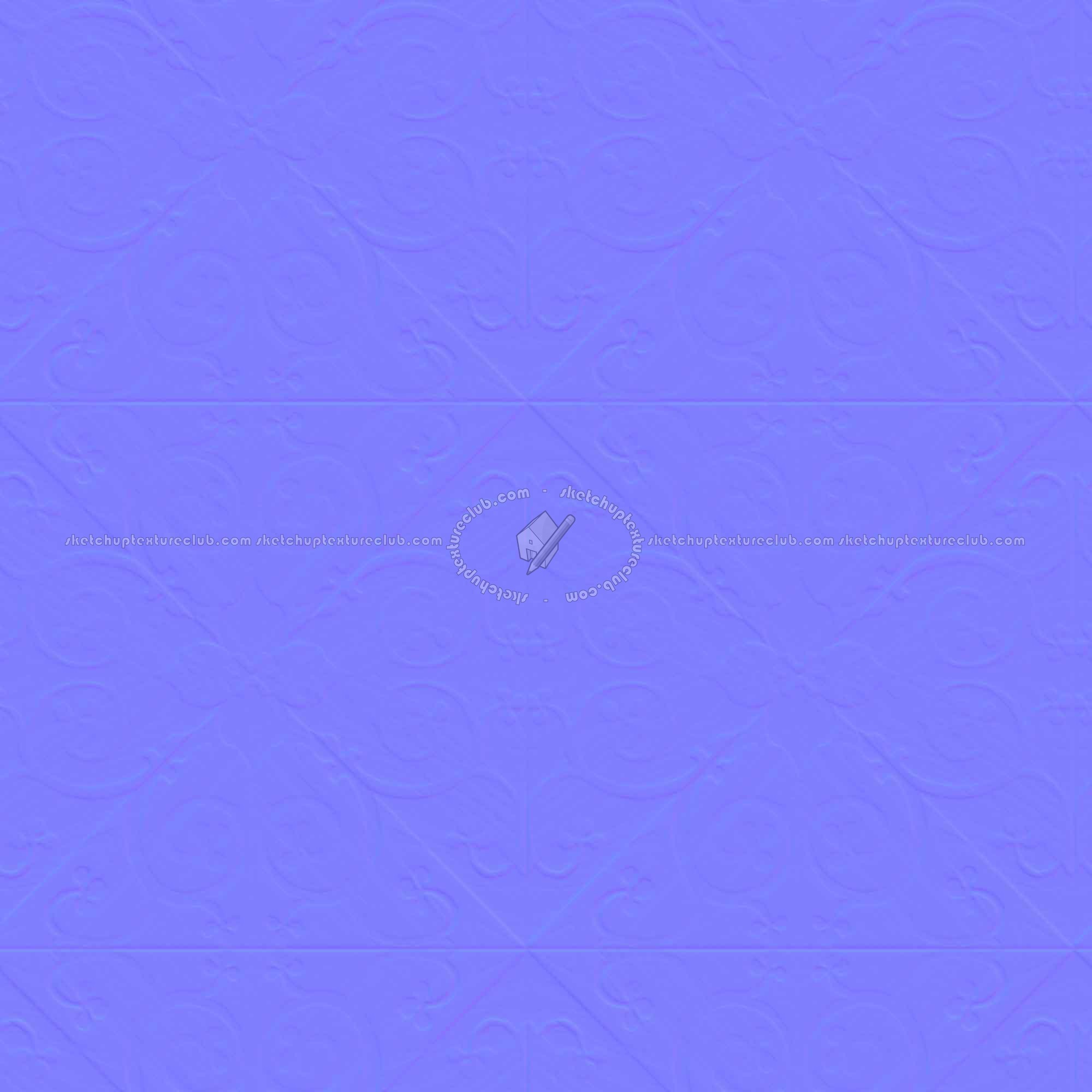 Textures   -   ARCHITECTURE   -   WOOD FLOORS   -   Geometric pattern  - Parquet geometric pattern texture seamless 04735 - Normal