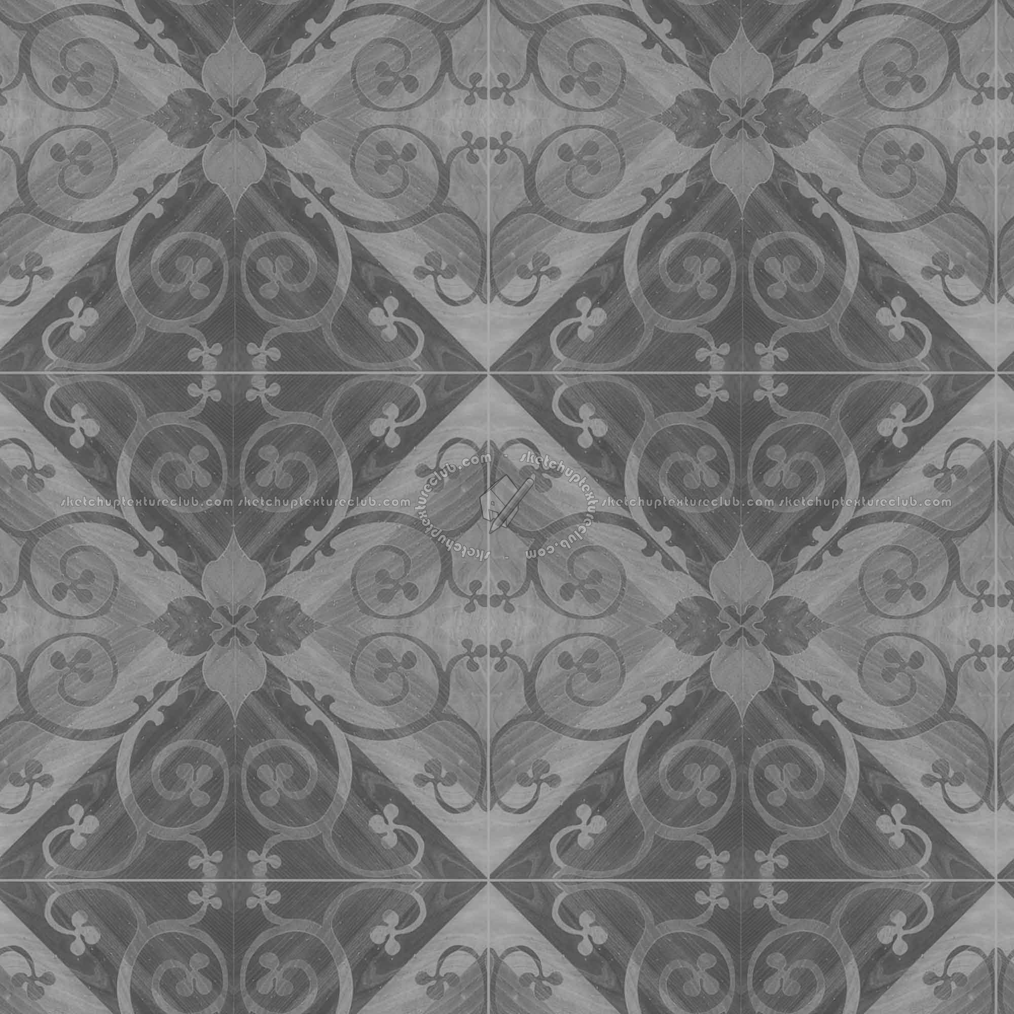 Textures   -   ARCHITECTURE   -   WOOD FLOORS   -   Geometric pattern  - Parquet geometric pattern texture seamless 04735 - Specular