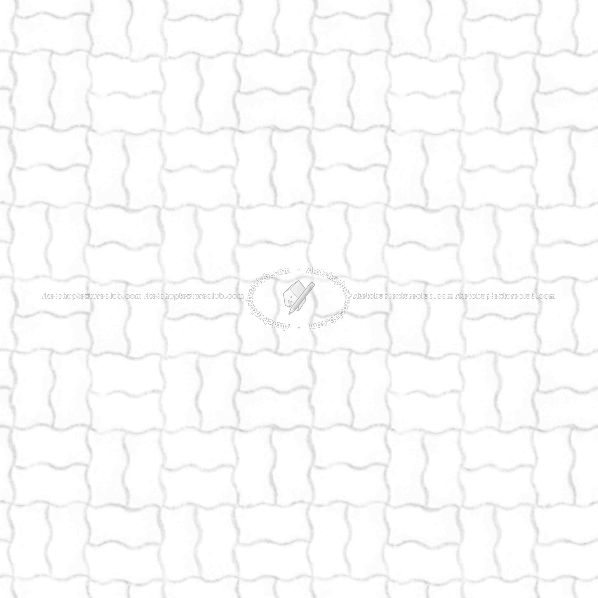 Textures   -   ARCHITECTURE   -   PAVING OUTDOOR   -   Concrete   -   Blocks regular  - Paving outdoor concrete regular block texture seamless 05639 - Ambient occlusion