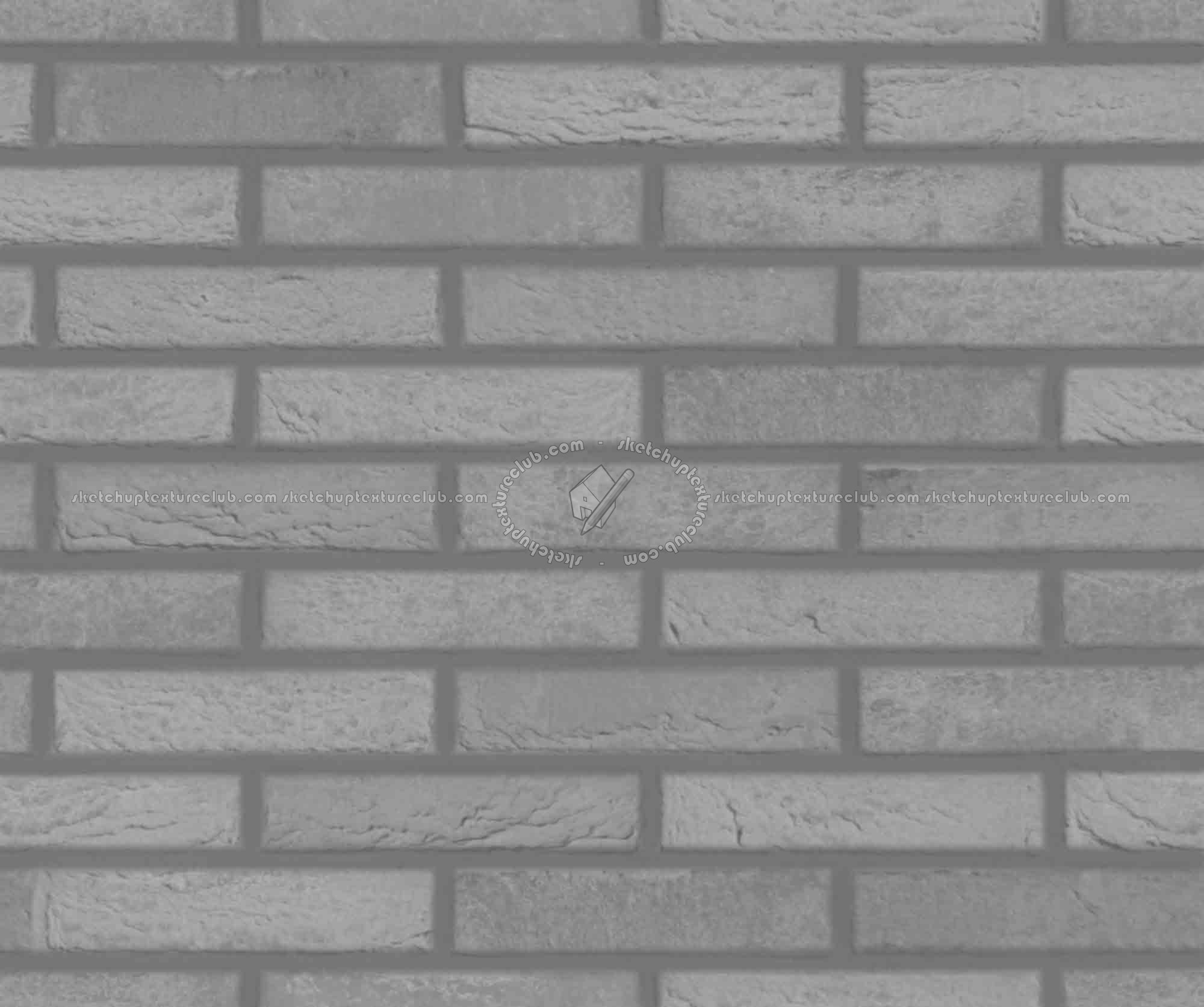 Textures   -   ARCHITECTURE   -   BRICKS   -   Facing Bricks   -   Rustic  - Rustic bricks texture seamless 00187 - Displacement