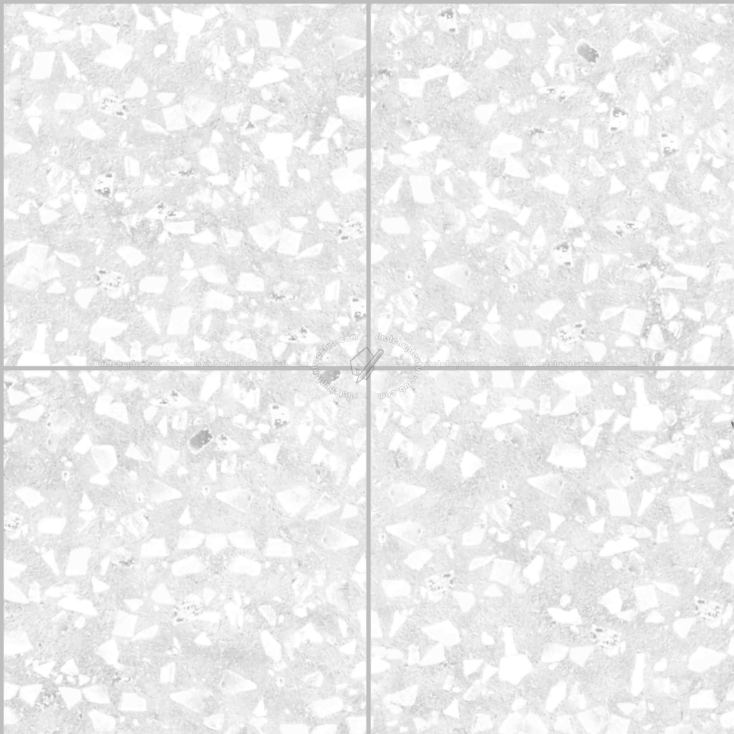 Textures   -   ARCHITECTURE   -   TILES INTERIOR   -   Terrazzo  - terrazzo floor tile PBR texture seamless 21497 - Ambient occlusion