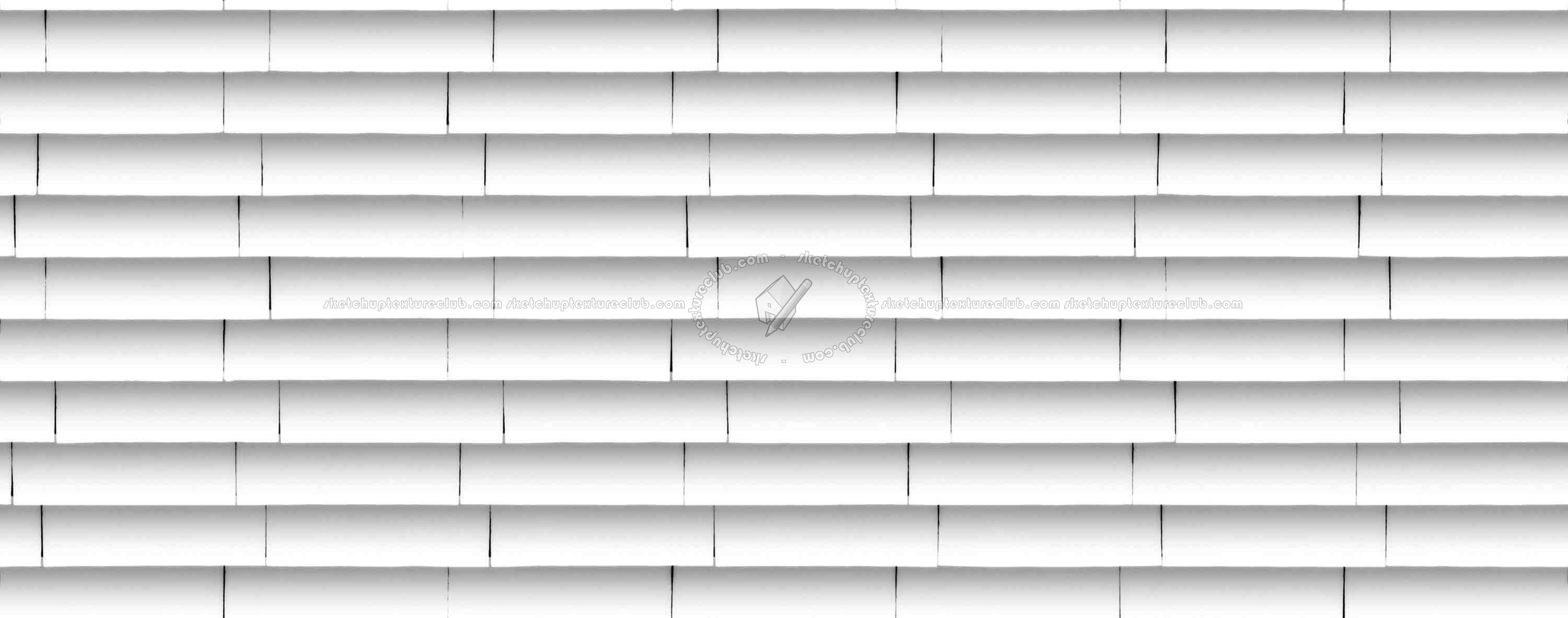 Textures   -   ARCHITECTURE   -   WALLS TILE OUTSIDE  - Wall cladding bricks PBR texture seamless 21541 - Ambient occlusion