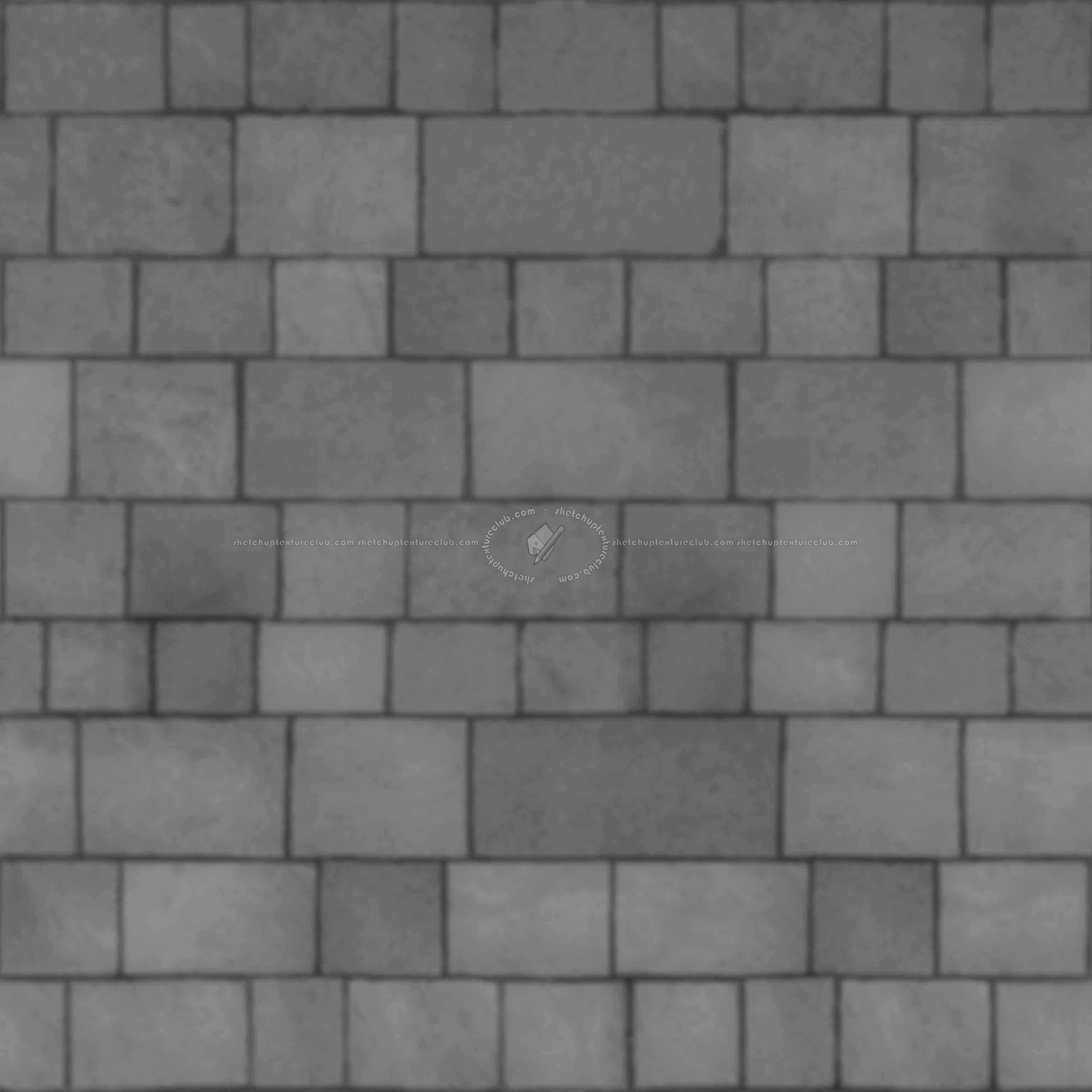 Textures   -   ARCHITECTURE   -   PAVING OUTDOOR   -   Pavers stone   -   Blocks mixed  - porphyry flooring pbr texture seamless 22400 - Displacement