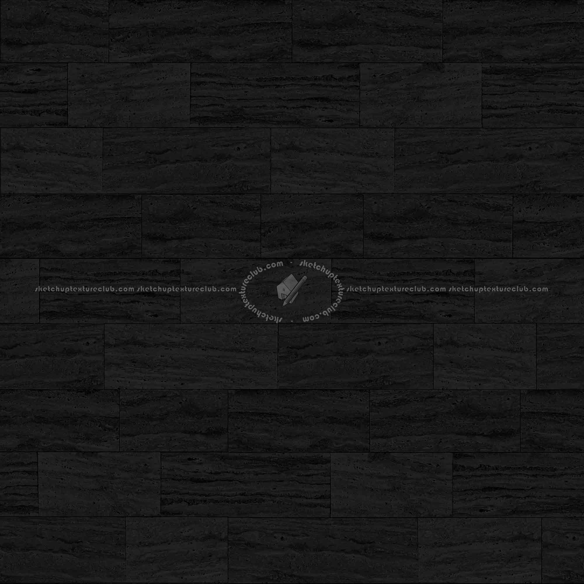 Textures   -   ARCHITECTURE   -   TILES INTERIOR   -   Marble tiles   -   Travertine  - Travertine floor tile texture seamless 14800 - Specular