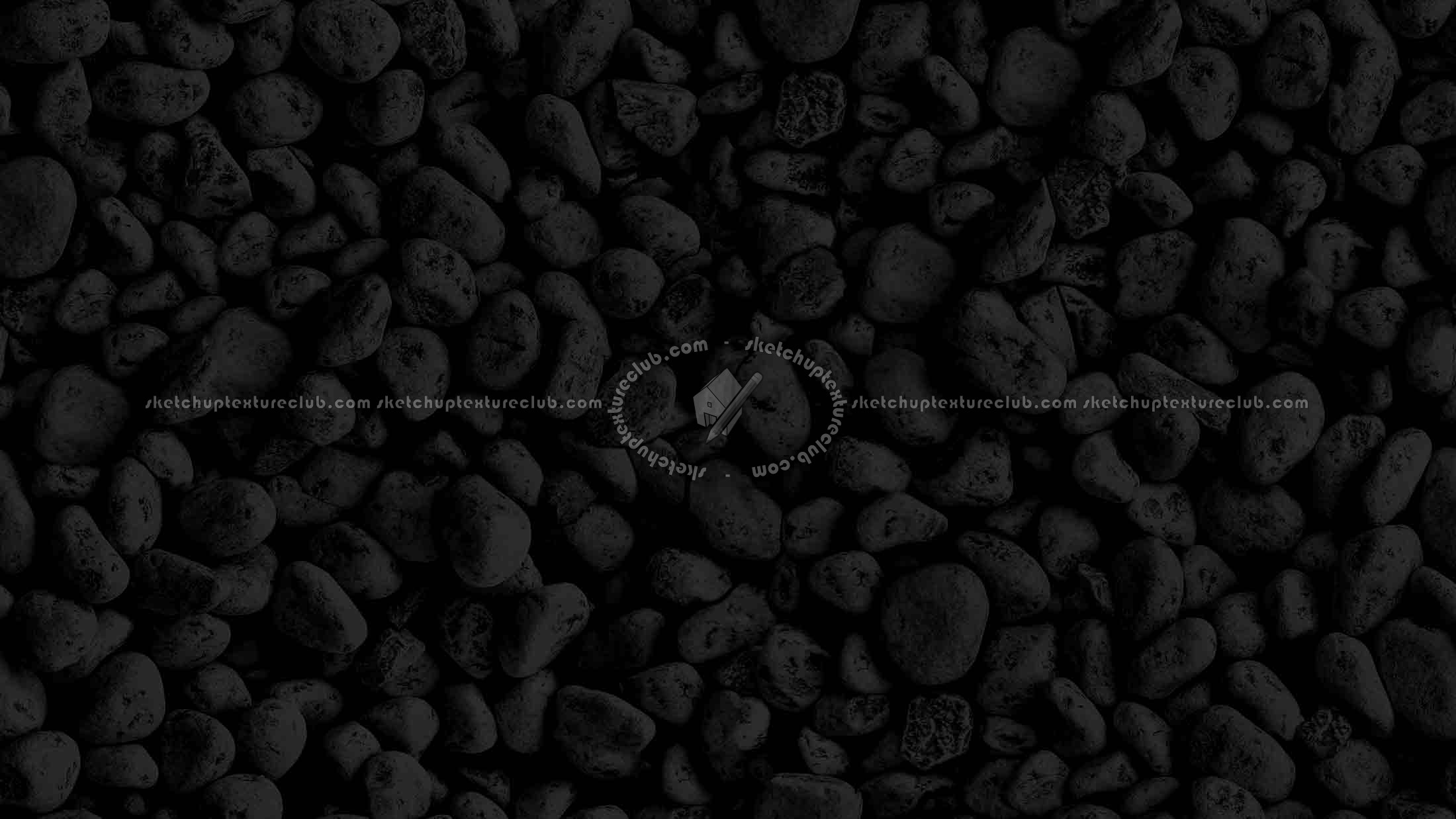 Textures   -   NATURE ELEMENTS   -   GRAVEL & PEBBLES  - White pebbles texture seamless 20678 - Specular