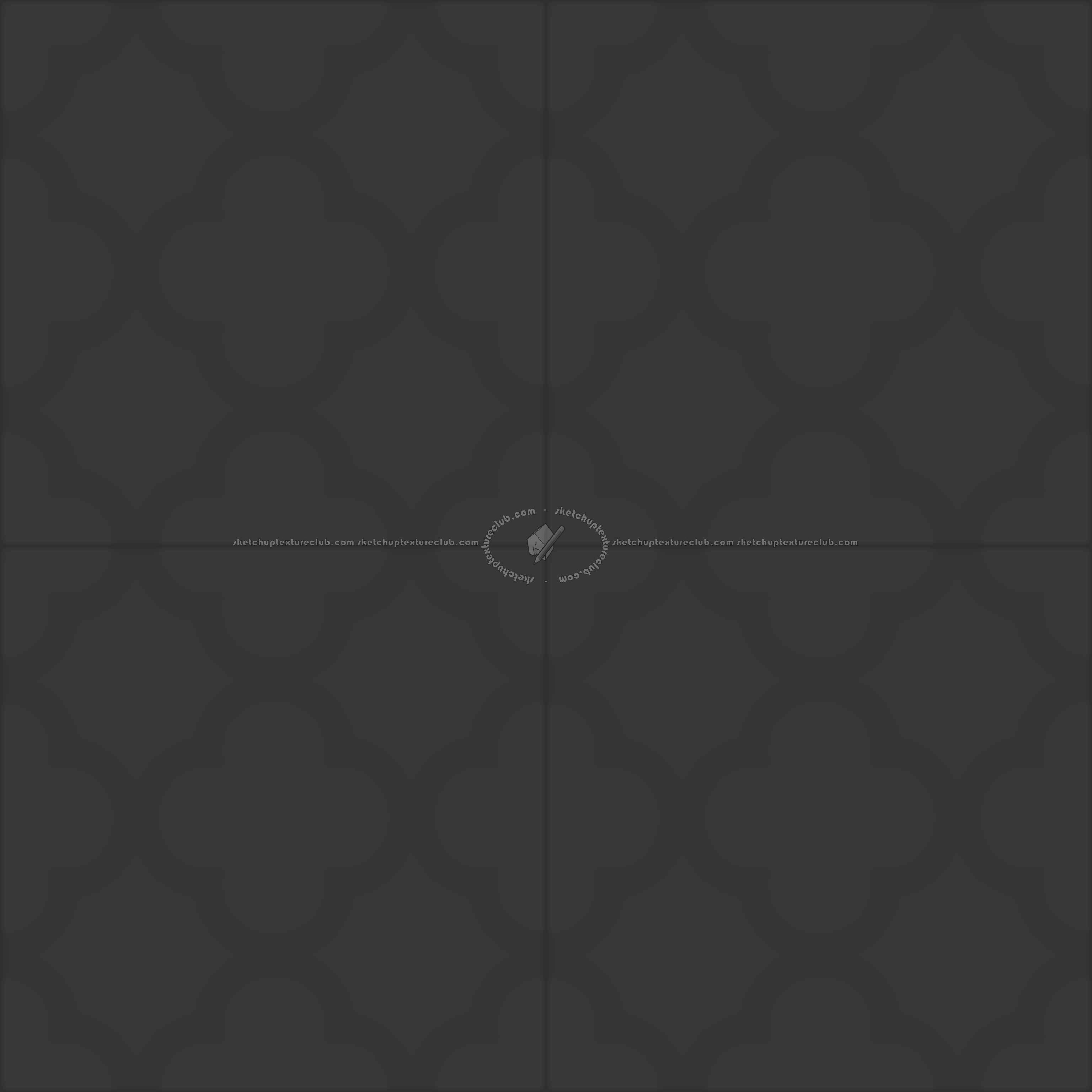 Textures   -   ARCHITECTURE   -   TILES INTERIOR   -   Cement - Encaustic   -   Cement  - cementine tiles Pbr texture seamless 22134 - Specular