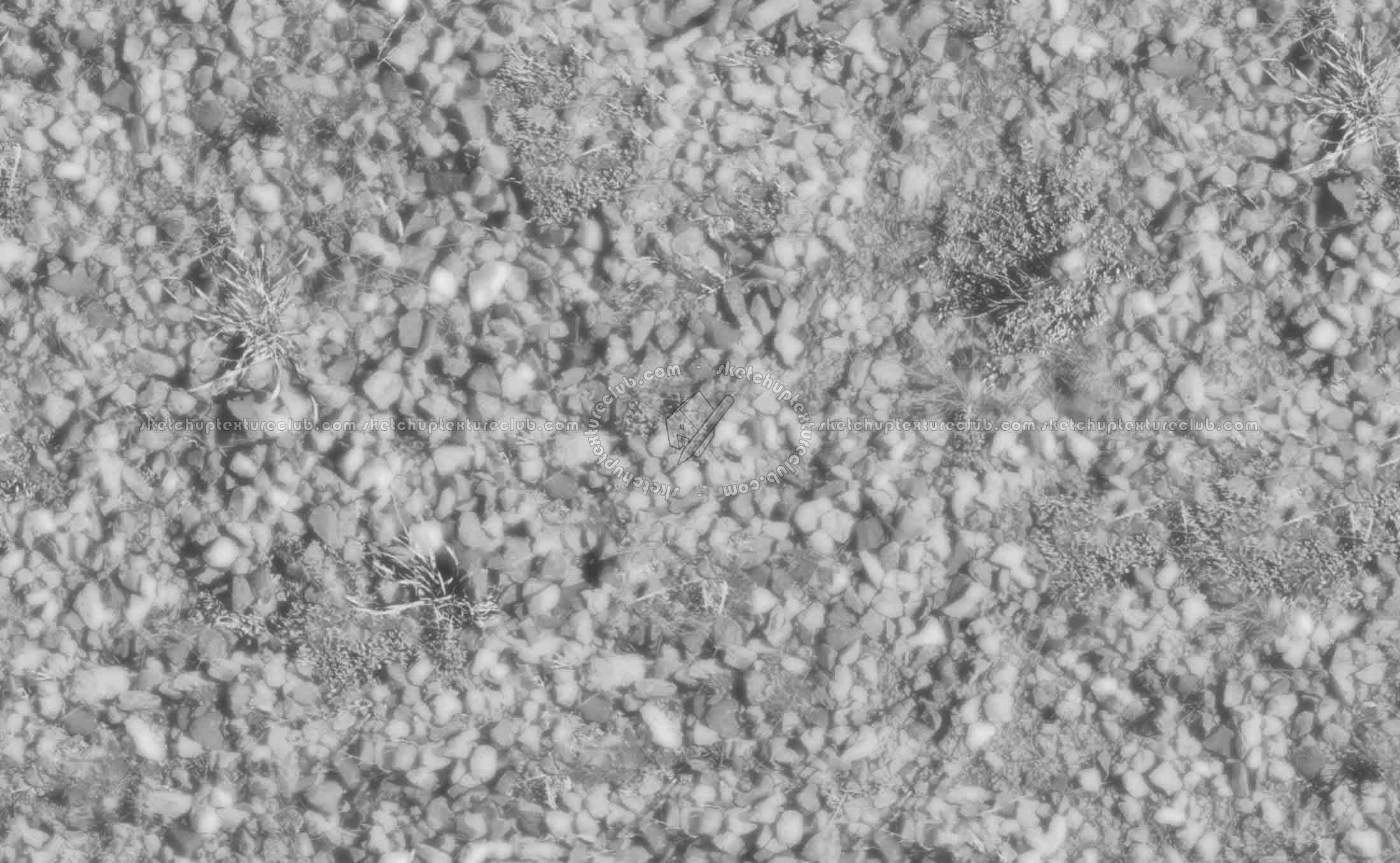 Textures   -   NATURE ELEMENTS   -   GRAVEL &amp; PEBBLES  - Gravel pebbles for rails texture seamless 20790 - Displacement