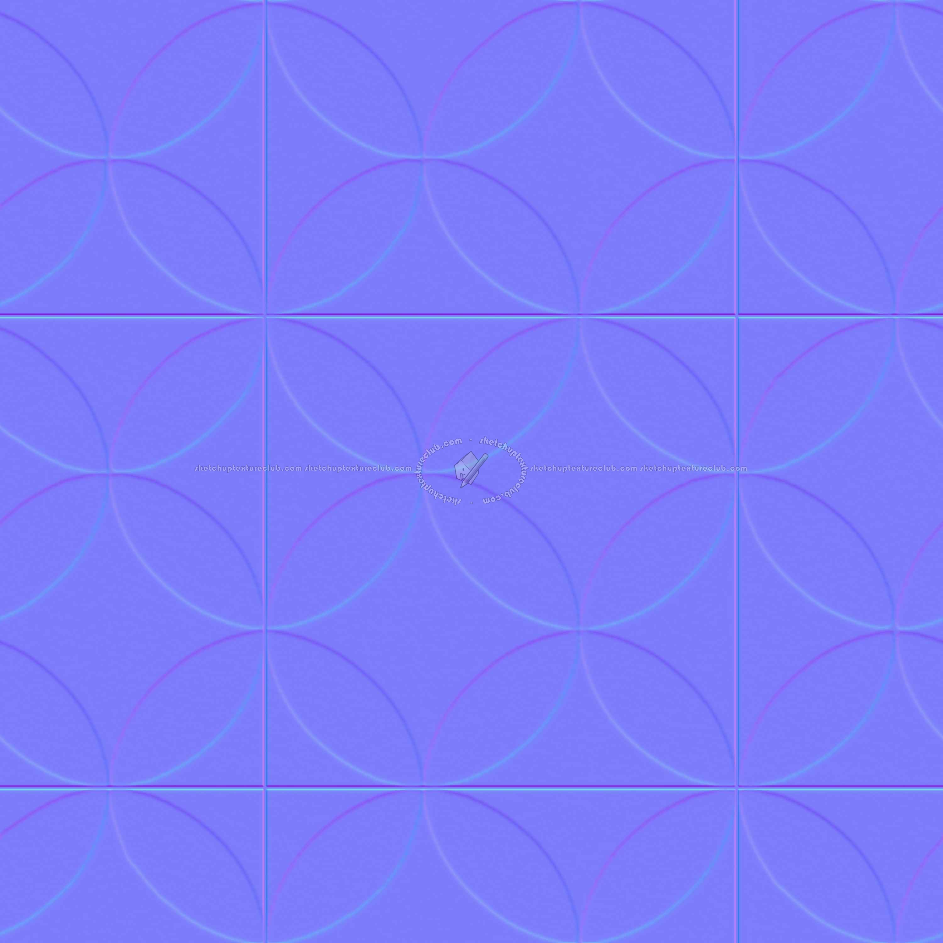 Textures   -   ARCHITECTURE   -   TILES INTERIOR   -   Cement - Encaustic   -   Cement  - cementine tiles Pbr texture seamless 22138 - Normal