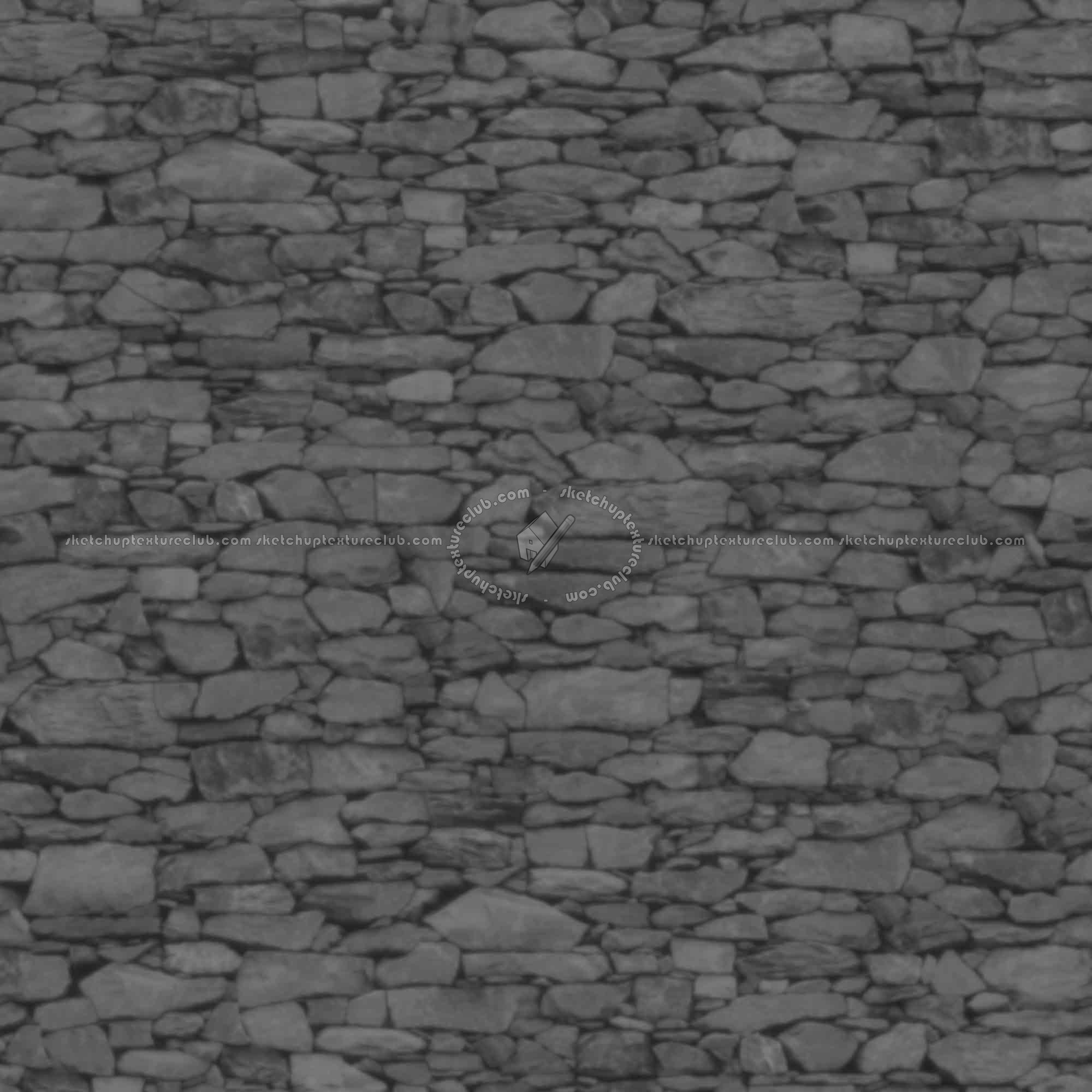 Textures   -   ARCHITECTURE   -   STONES WALLS   -   Stone walls  - Old wall stone texture seamless 08531 - Displacement