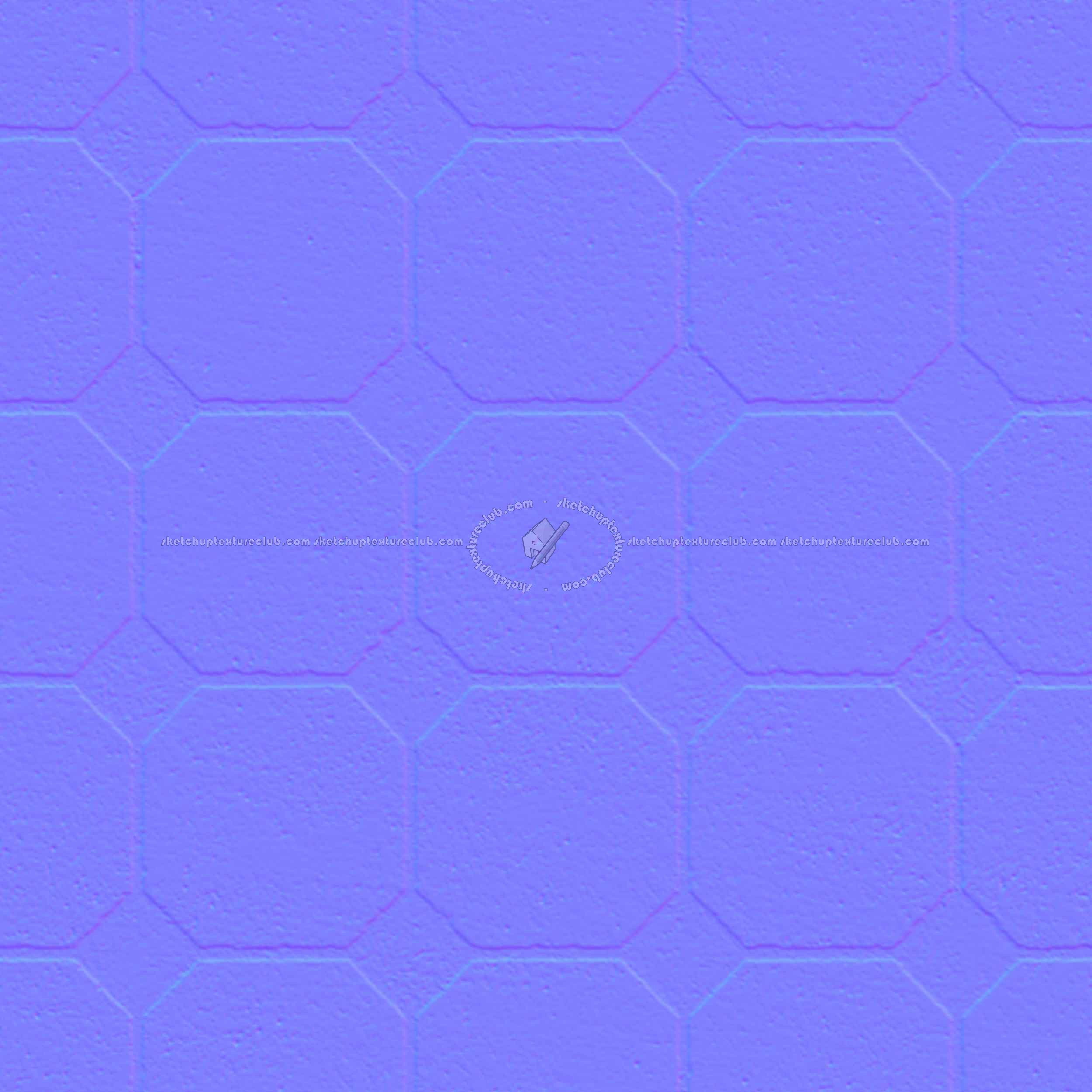 Textures   -   ARCHITECTURE   -   PAVING OUTDOOR   -   Concrete   -   Blocks regular  - Paving outdoor concrete regular block texture seamless 05768 - Normal