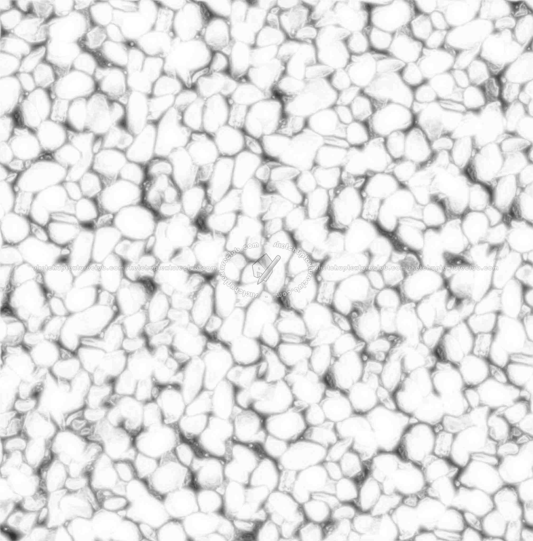 Textures   -   NATURE ELEMENTS   -   GRAVEL &amp; PEBBLES  - Black stones texture seamless 21060 - Ambient occlusion