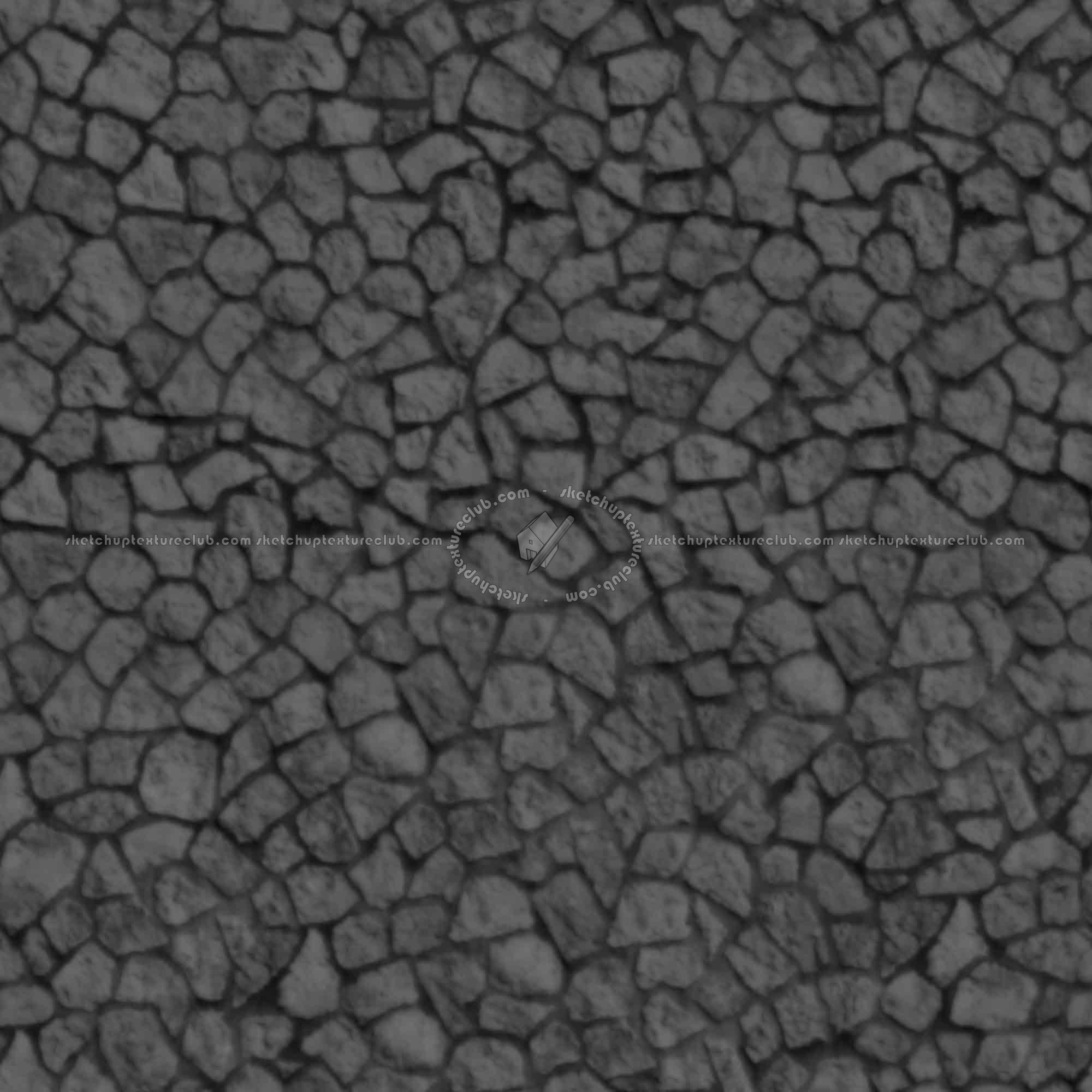 Textures   -   ARCHITECTURE   -   STONES WALLS   -   Stone walls  - Old wall stone texture seamless 08532 - Displacement