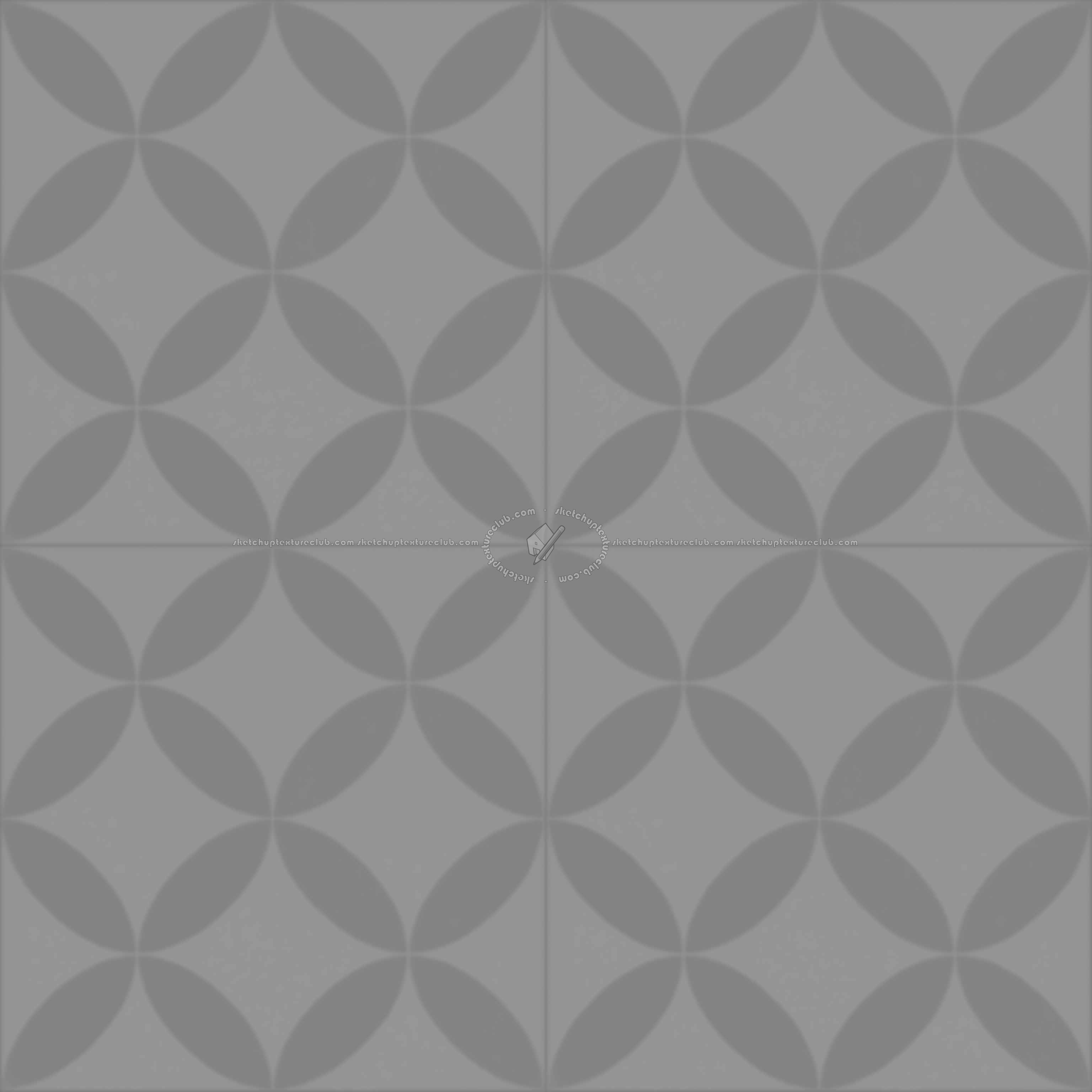 Textures   -   ARCHITECTURE   -   TILES INTERIOR   -   Cement - Encaustic   -   Cement  - cementine tiles Pbr texture seamless 22141 - Displacement